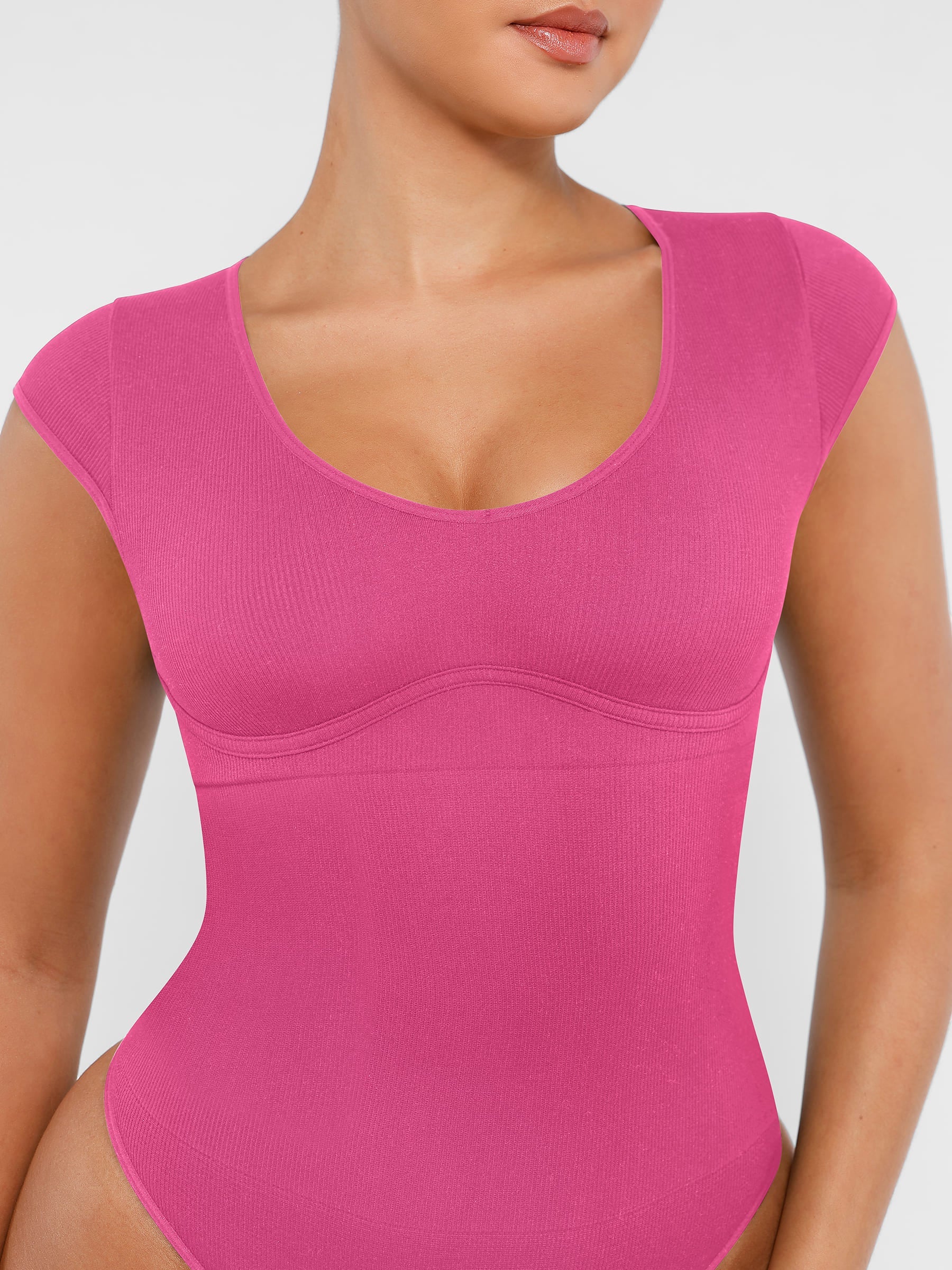 Shapevive Bodysuit Tummy Control Shapewear Body Shaper Jumpsuit Top Going Out Shirt