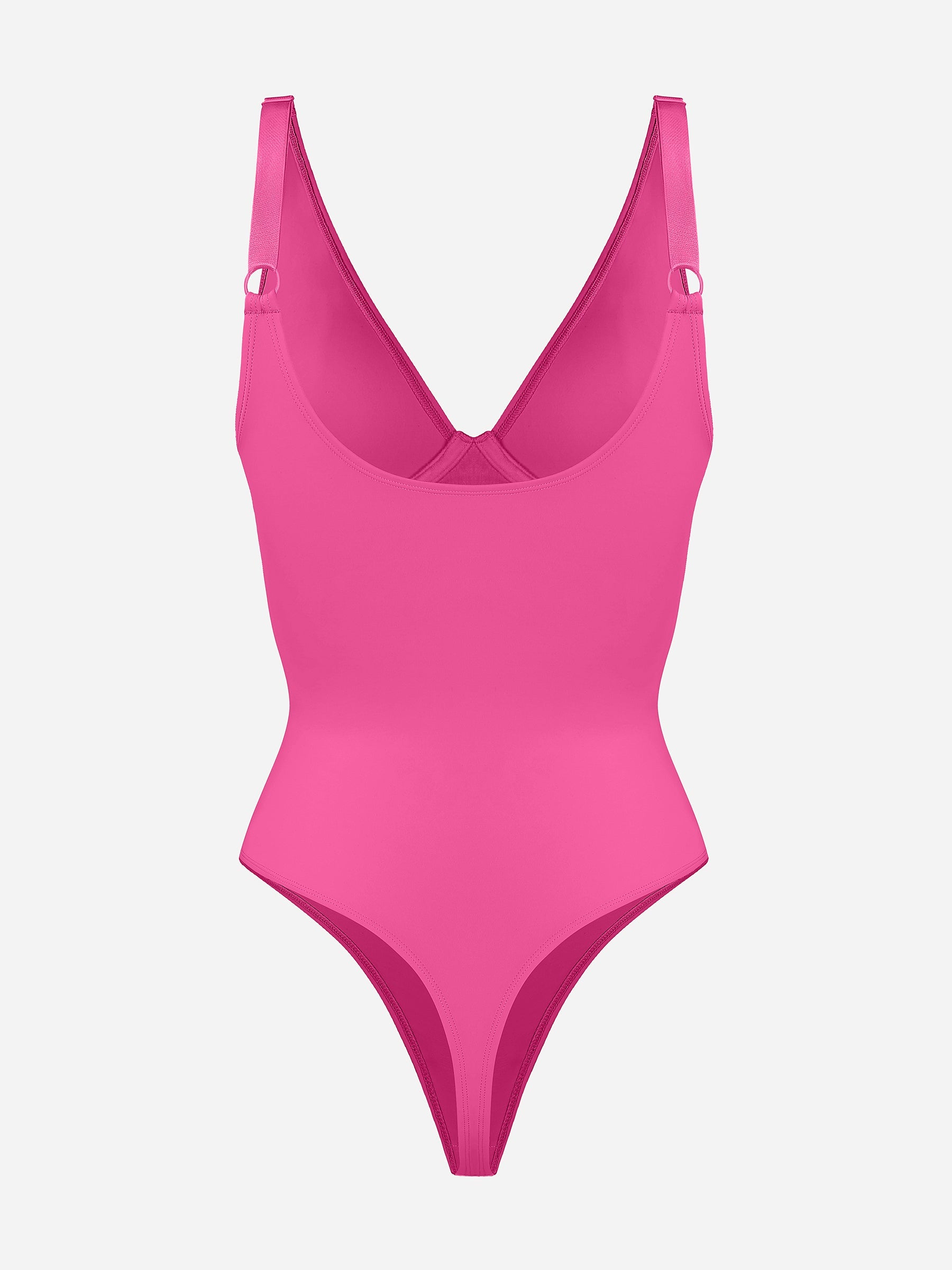 Shapevive Deep V Neck Tummy Control Shapewear Bodysuit