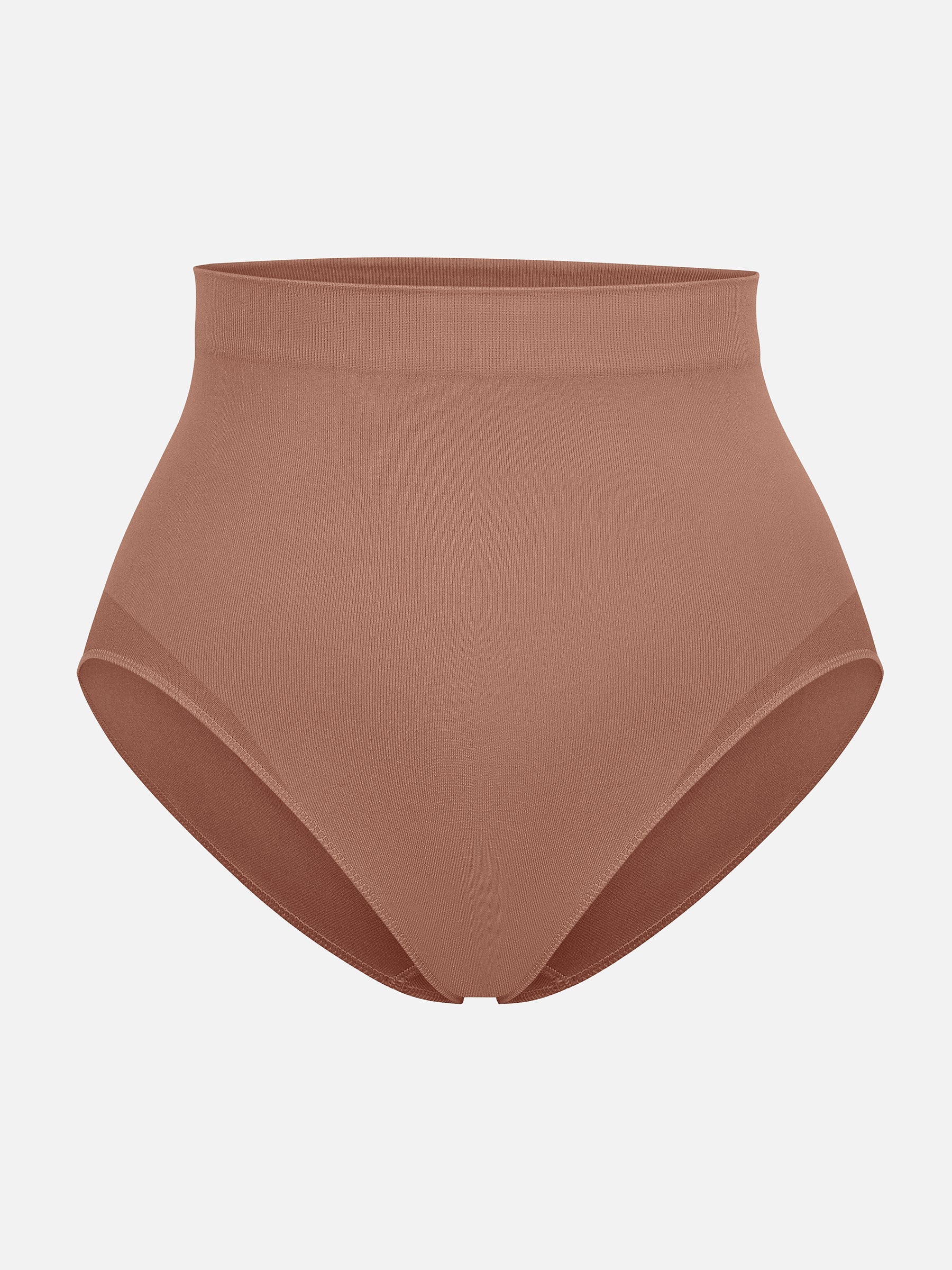 Shapevive Seamless High-Waist Tummy Control Antibacterial Peach Hip Brief