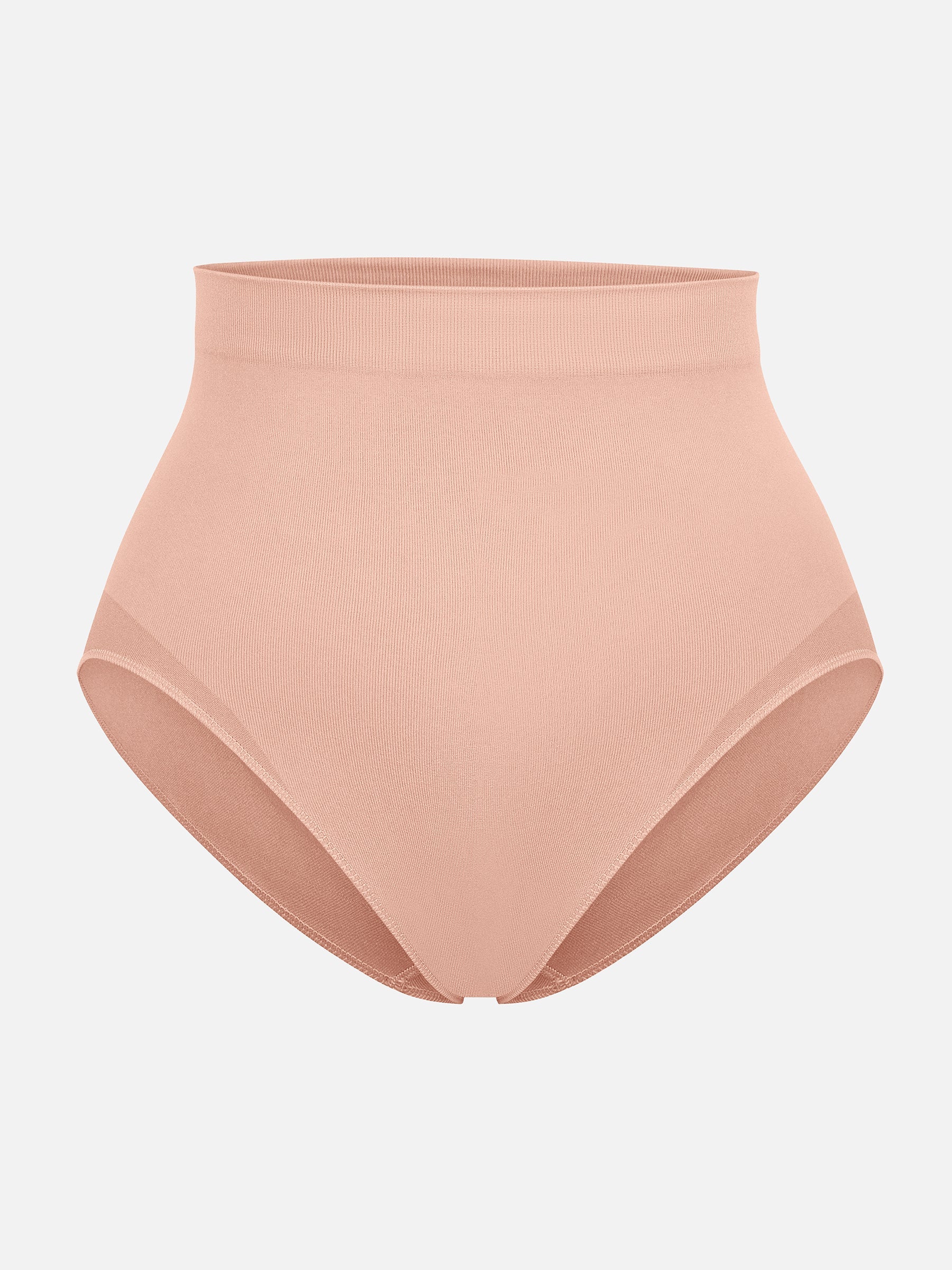 Shapevive Seamless High-Waist Tummy Control Antibacterial Peach Hip Brief