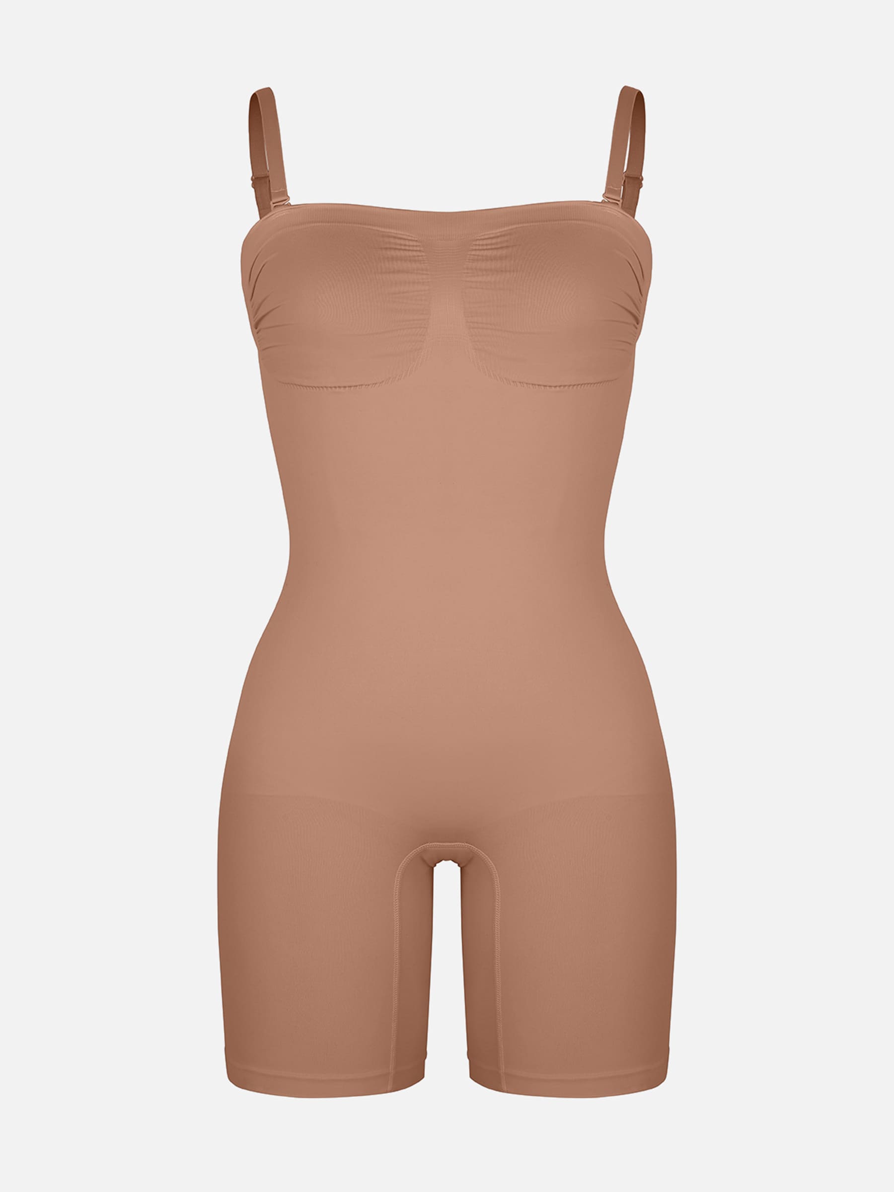Shapevive Seamless Strapless Bodysuit with Removable Straps