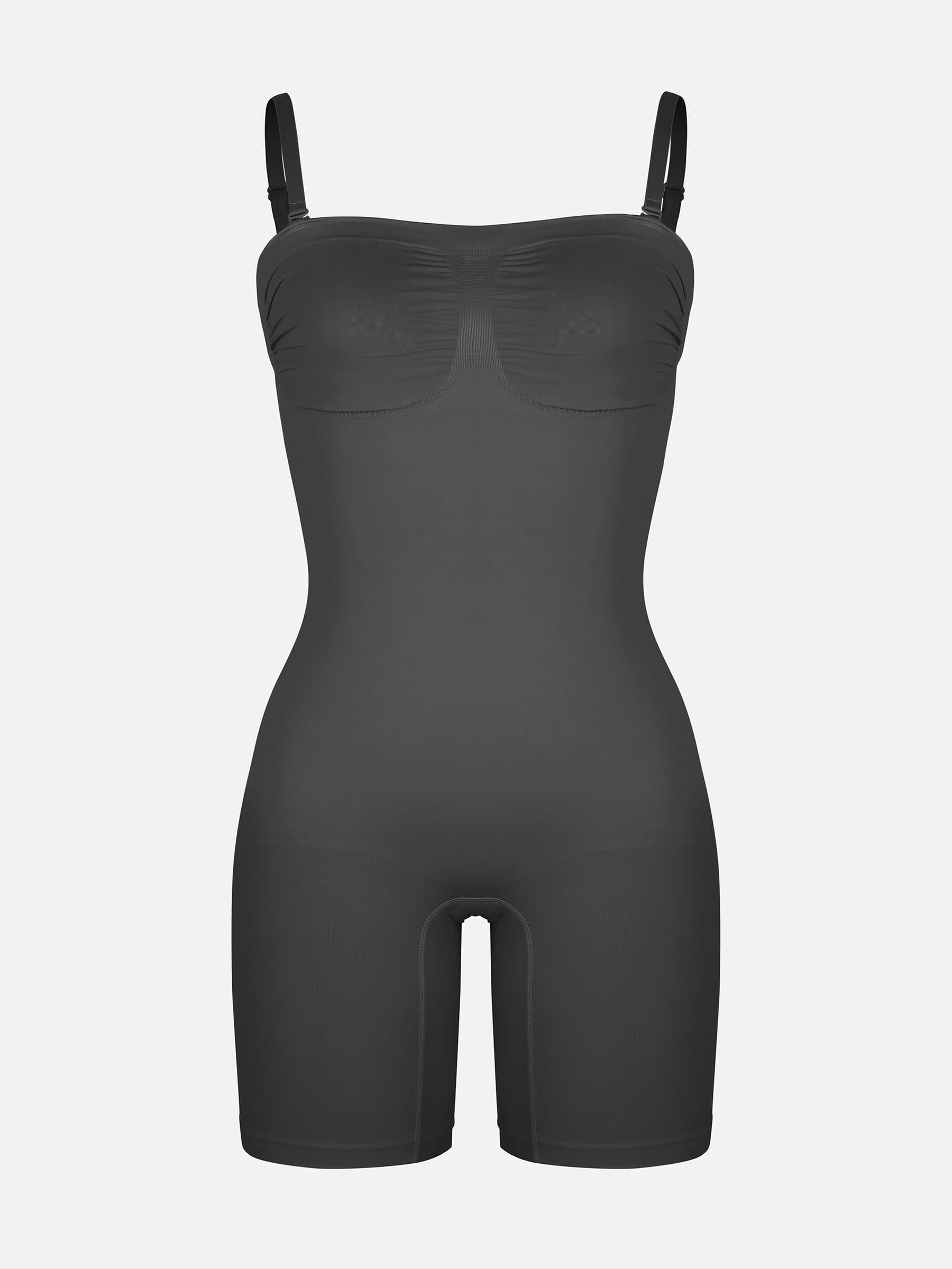 Shapevive Seamless Strapless Bodysuit with Removable Straps