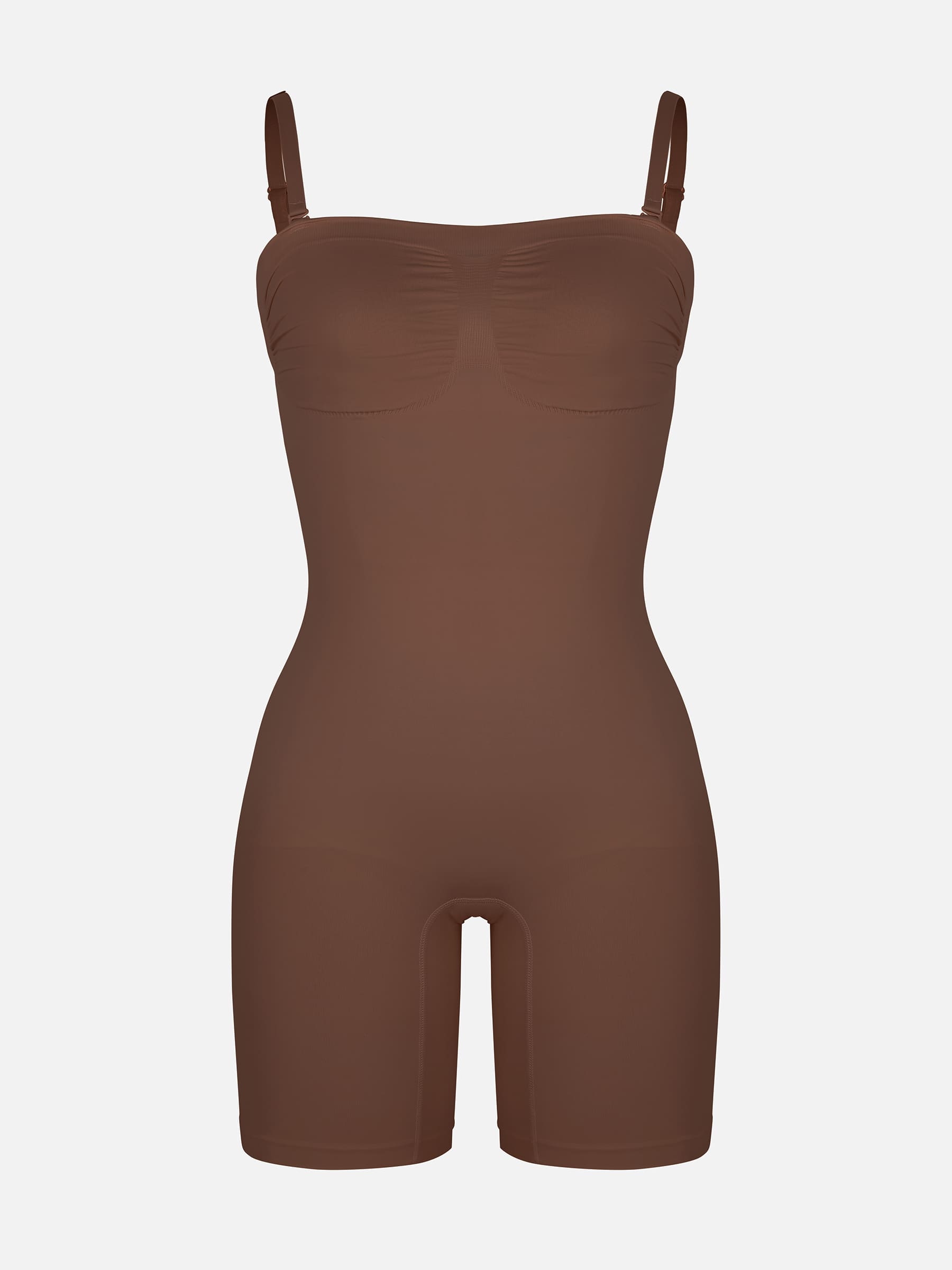 Shapevive Strapless Seamless Bodysuit with Removable Straps