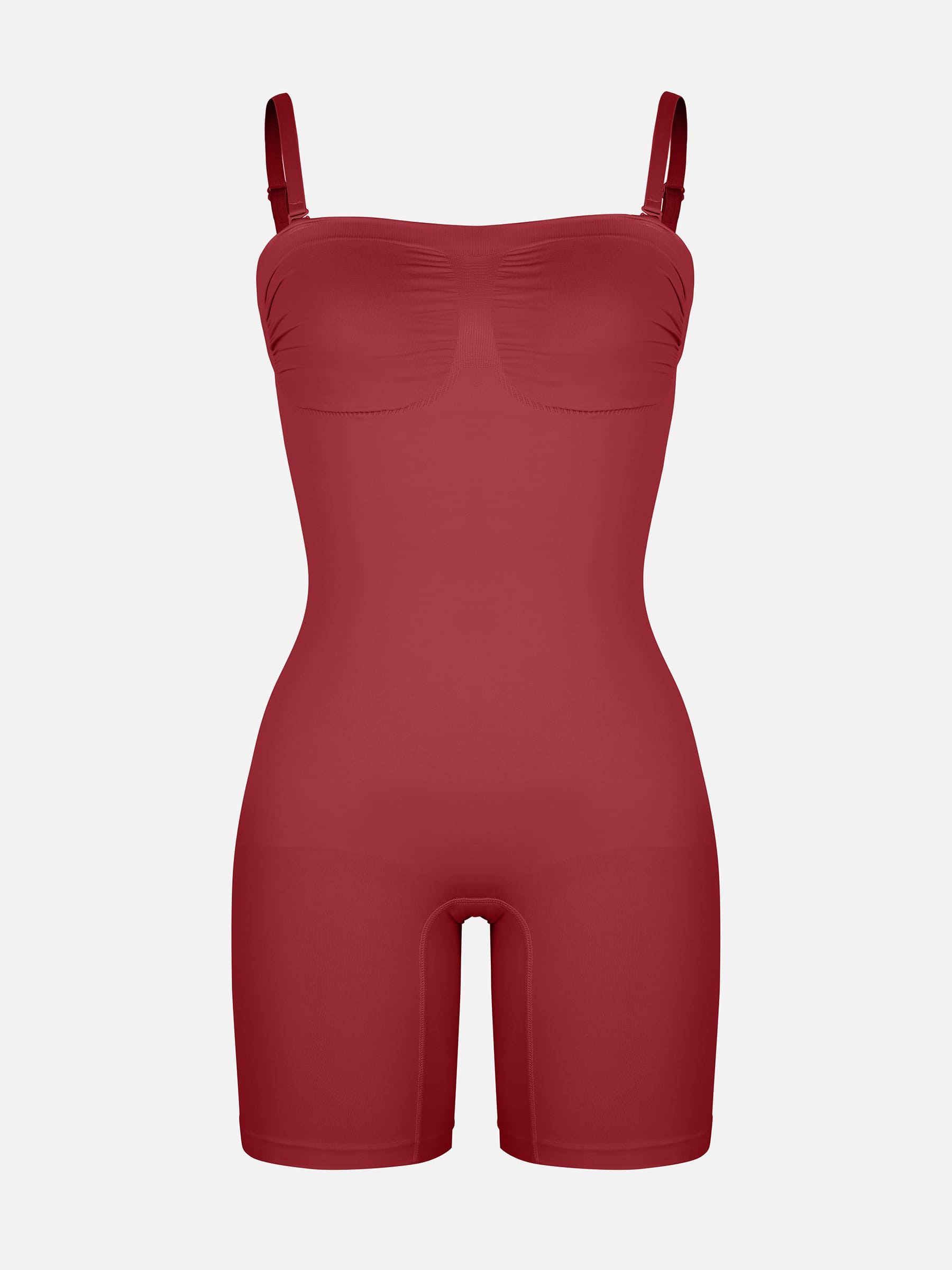 Shapevive Seamless Strapless Bodysuit with Removable Straps