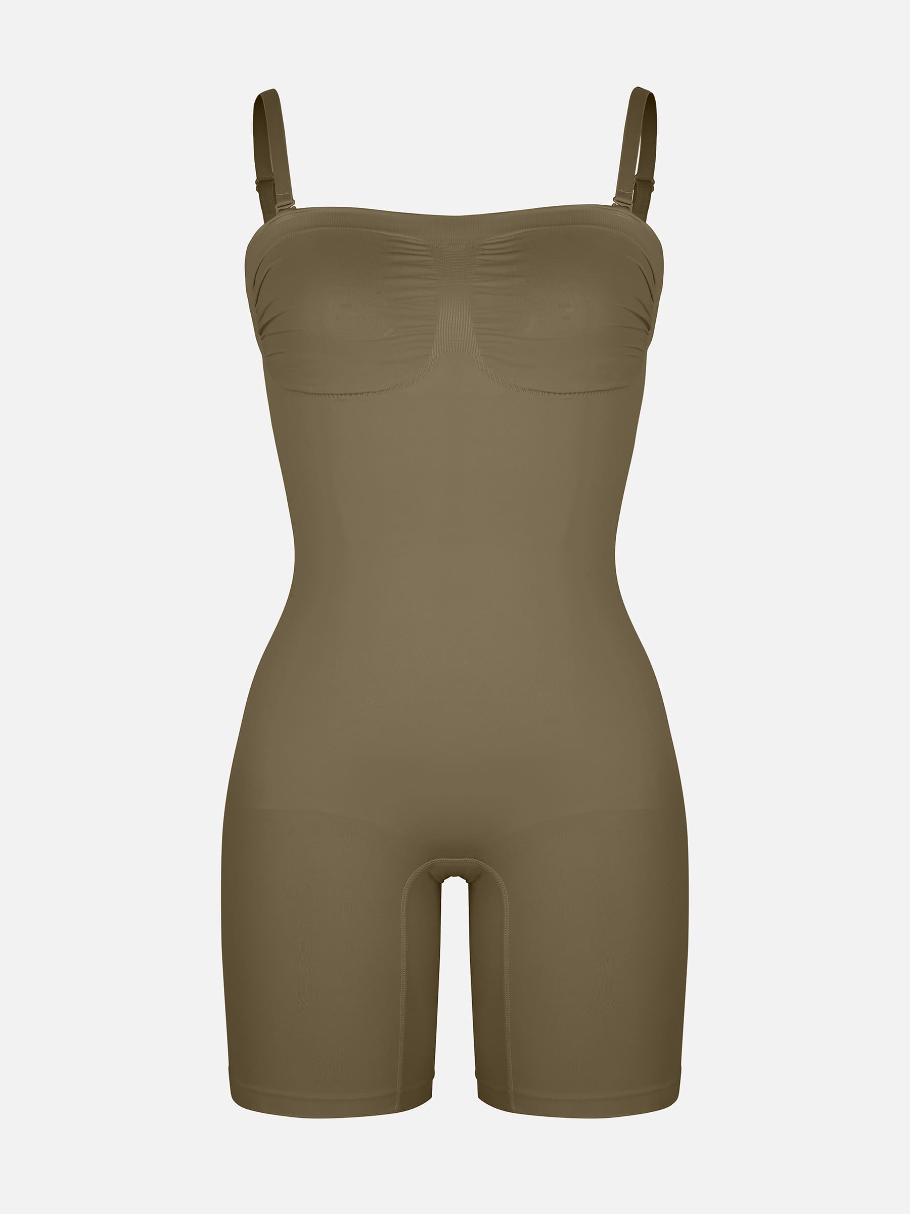 Shapevive Seamless Strapless Bodysuit with Removable Straps
