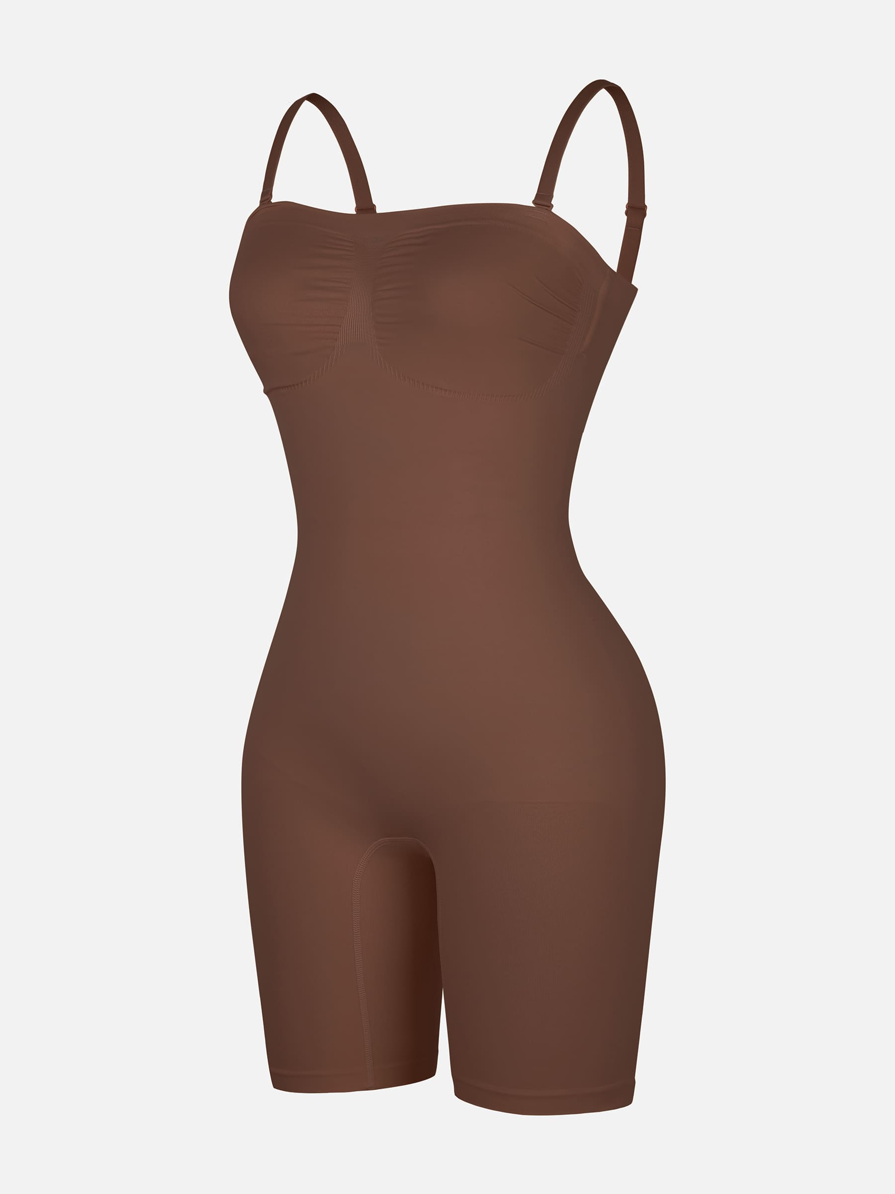 Shapevive Seamless Strapless Bodysuit with Removable Straps