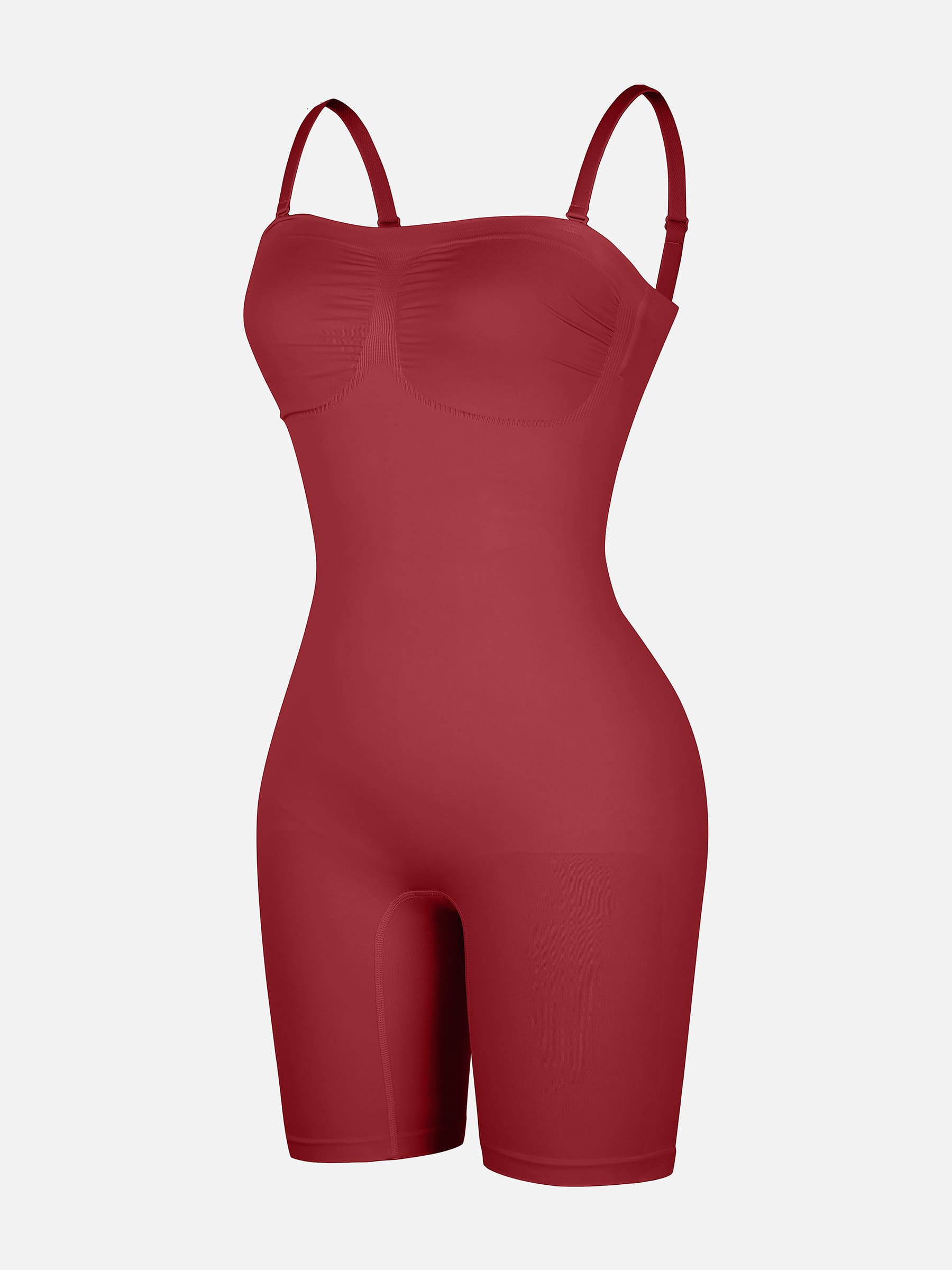Shapevive Seamless Strapless Bodysuit with Removable Straps