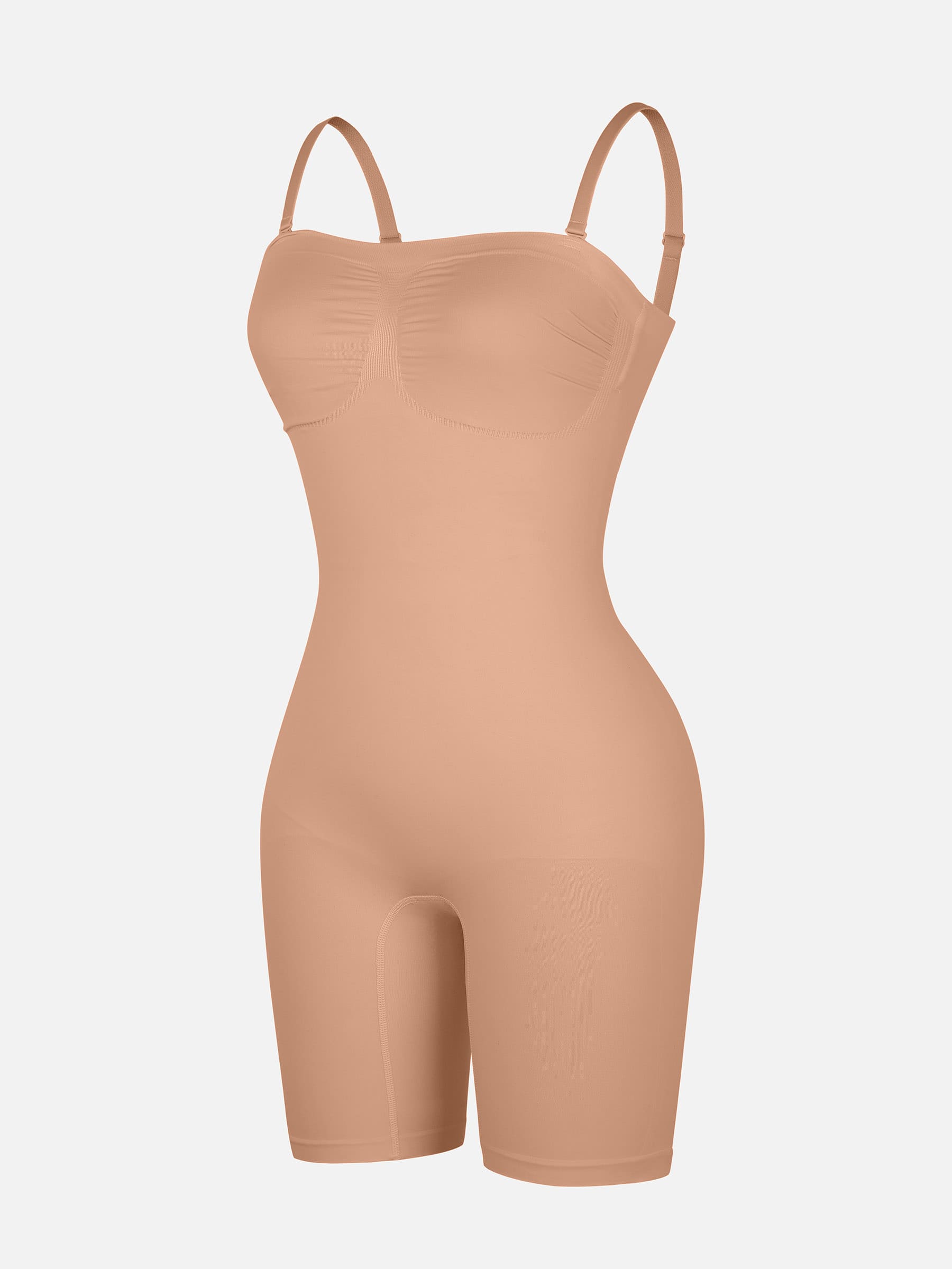 Shapevive Seamless Strapless Bodysuit with Removable Straps