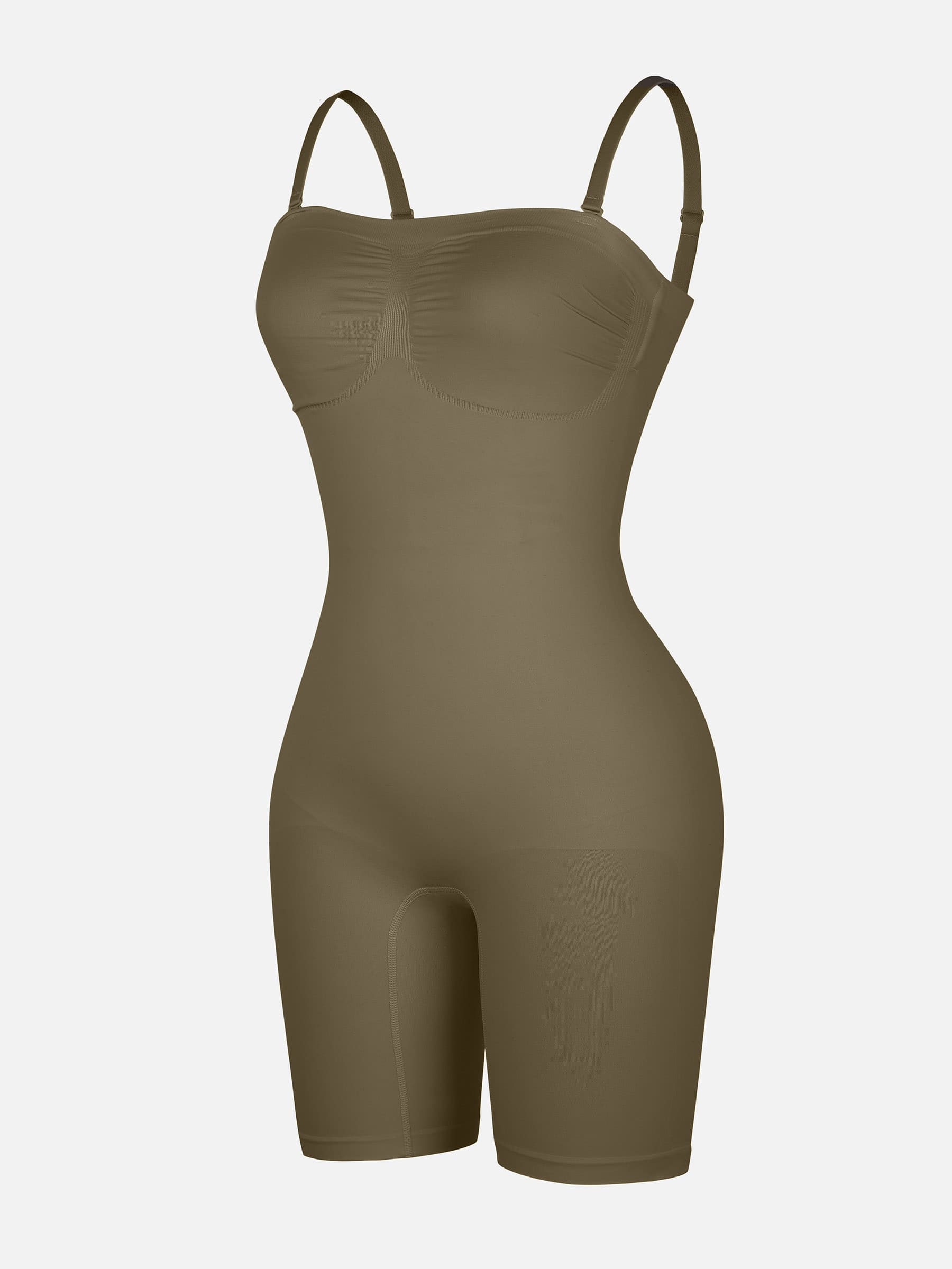 Shapevive Seamless Strapless Bodysuit with Removable Straps
