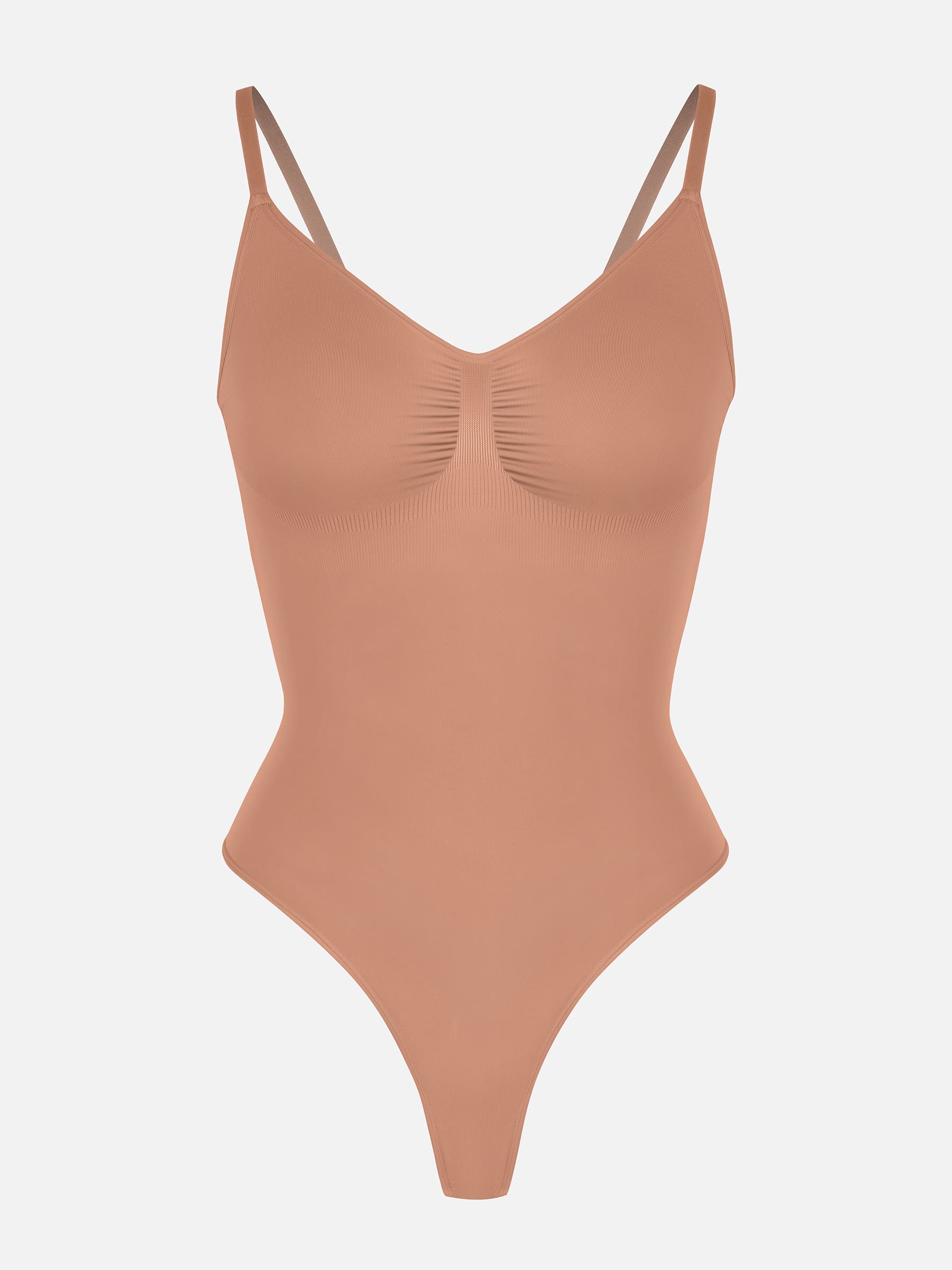Shapevive Tummy Control Seamless Thong Bodysuit