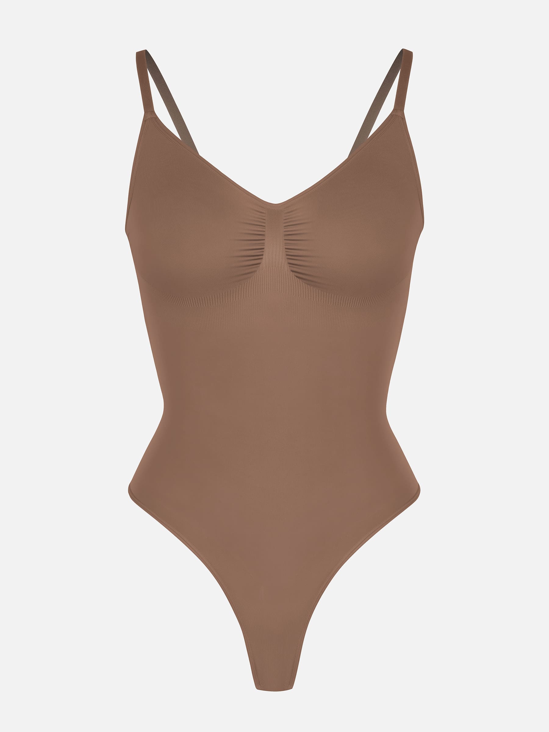 Shapevive Tummy Control Seamless Thong Bodysuit
