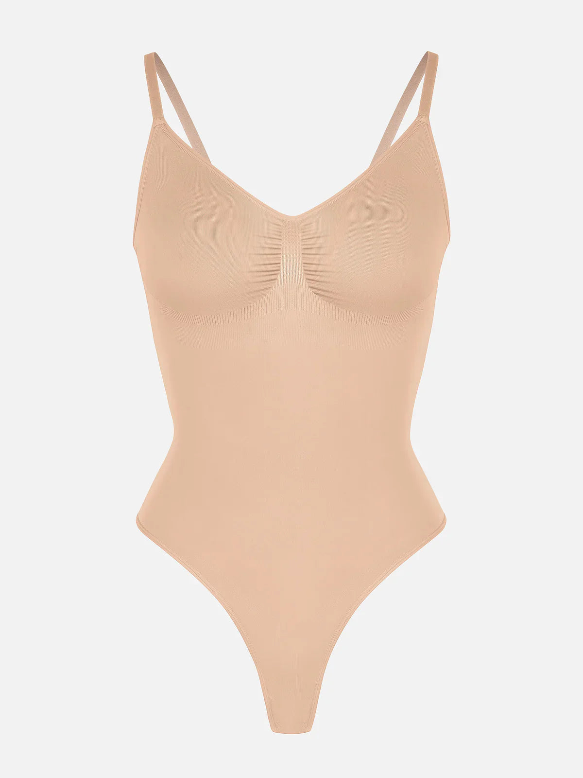 Shapevive Tummy Control Seamless Thong Bodysuit