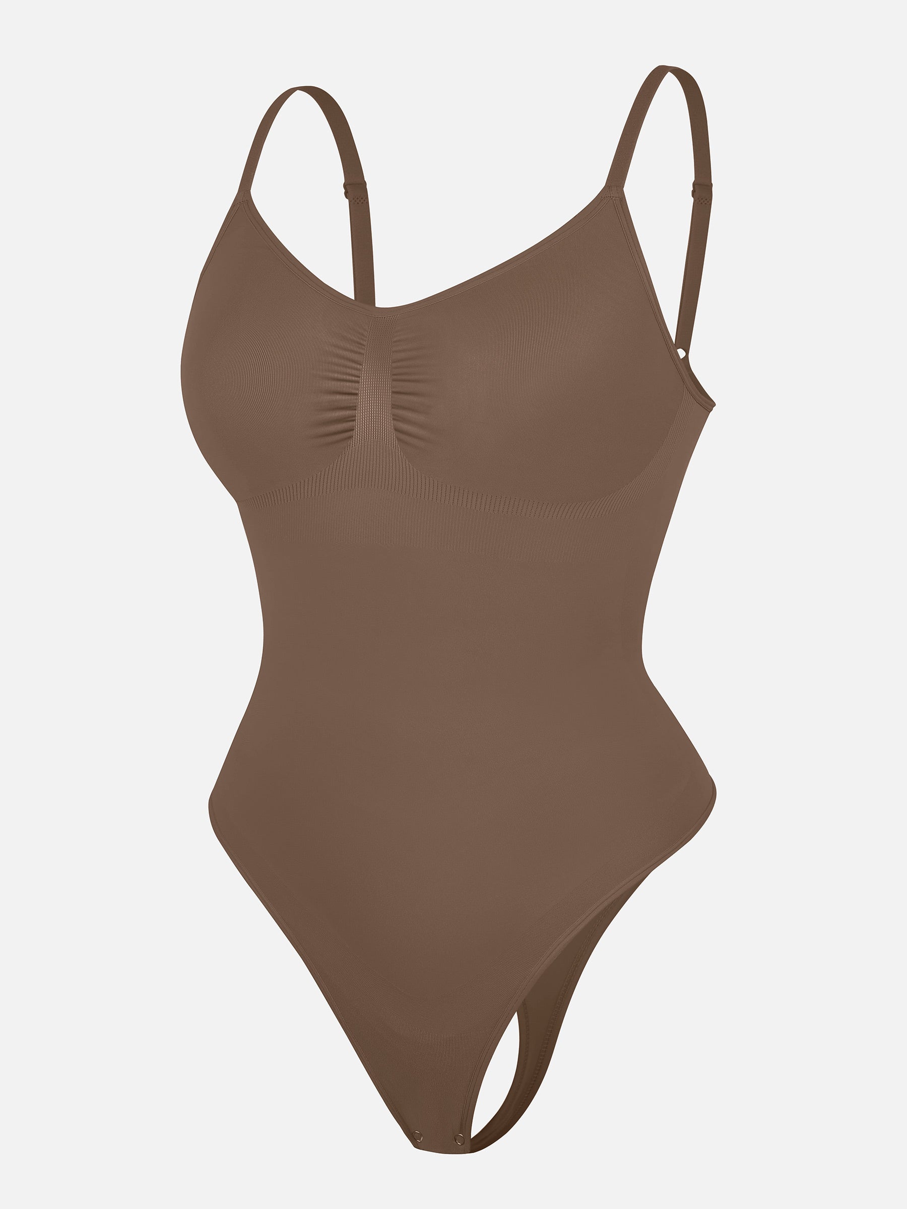 Shapevive Tummy Control Seamless Thong Bodysuit
