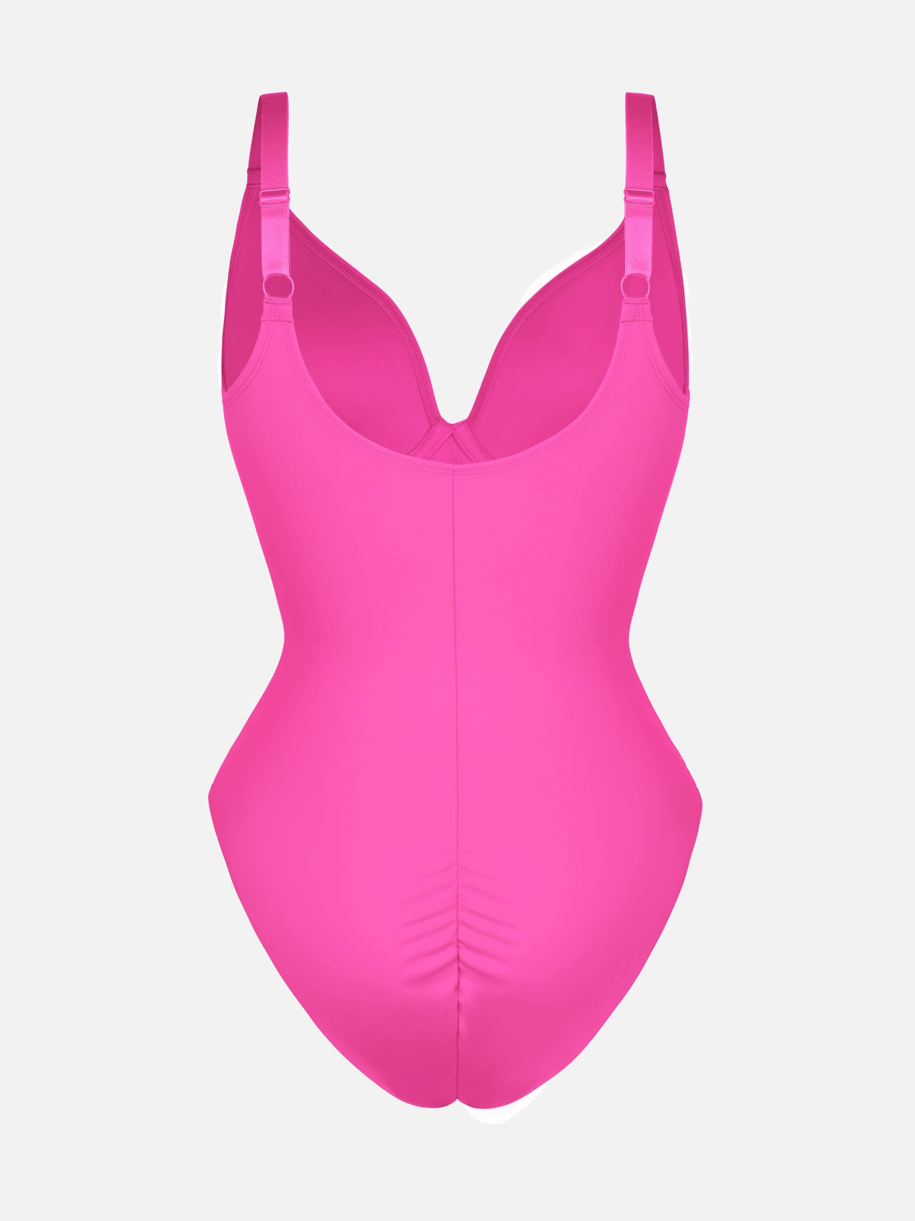 Shapevive V Neck Adjustable Straps Tummy Control Bodysuit