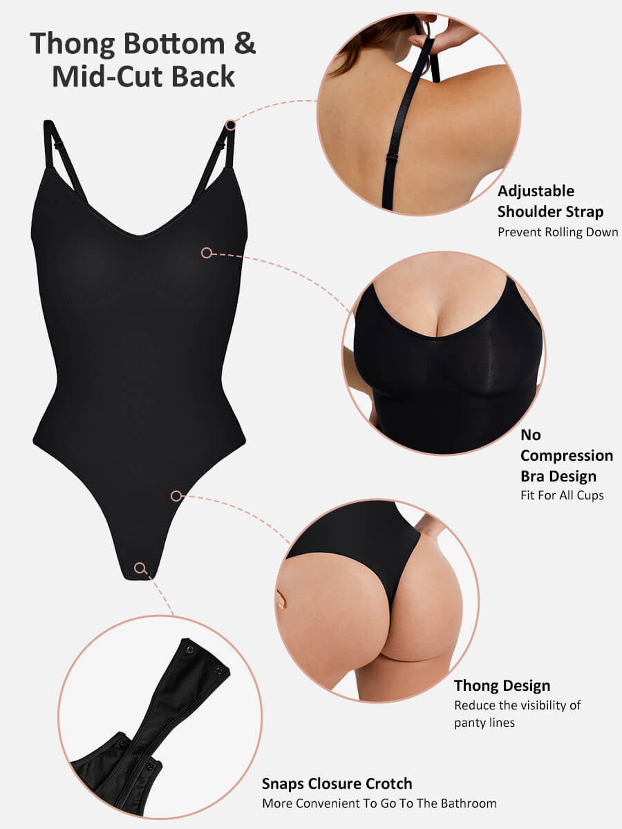 Shapevive All Day Every Day Tummy Control Slimming Bodysuit