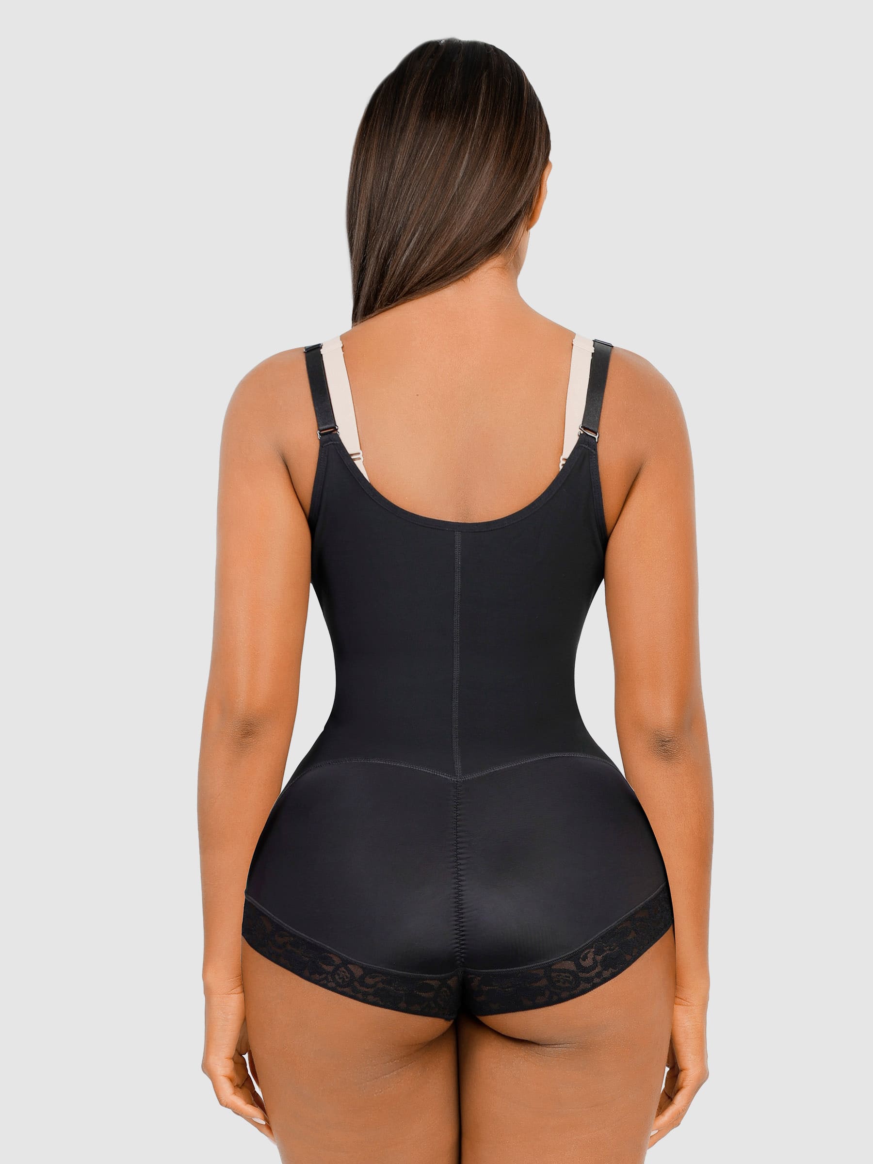 Shapevive Adjustable U-Plunge Front Zipper Shapewear
