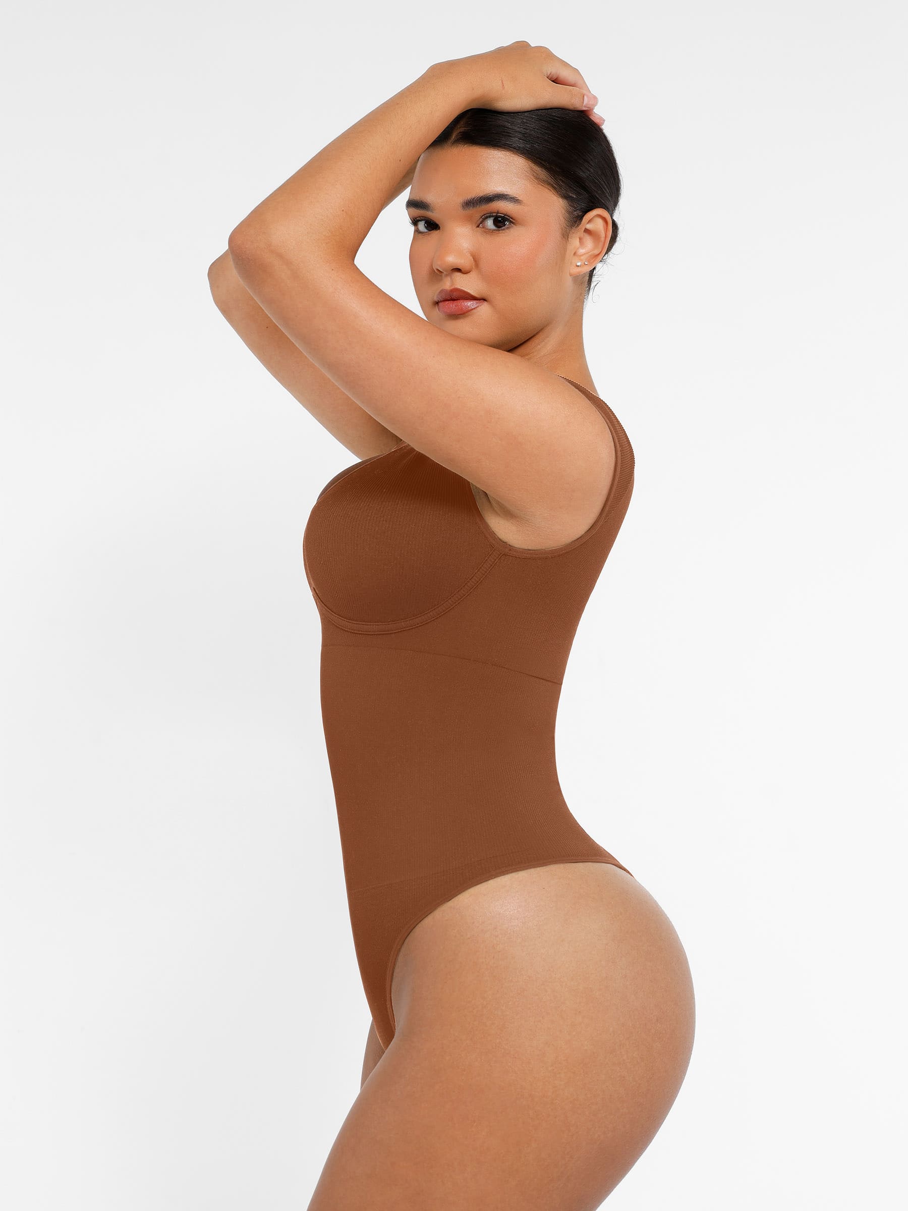 Shapevive Bodysuit Tummy Control Shapewear Body Shaper Jumpsuit Top Going Out Shirt