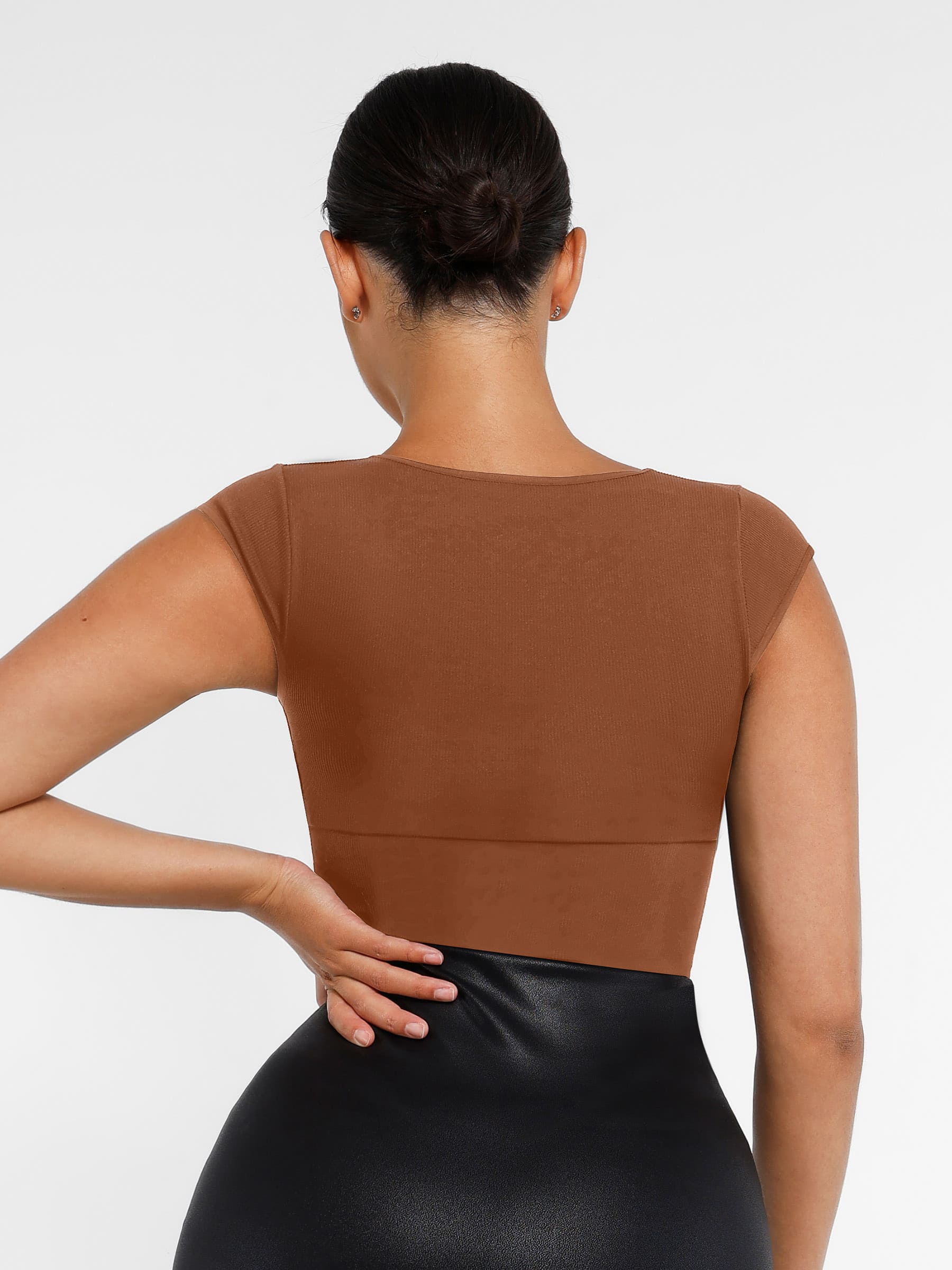 Shapevive Bodysuit Tummy Control Shapewear Body Shaper Jumpsuit Top Going Out Shirt