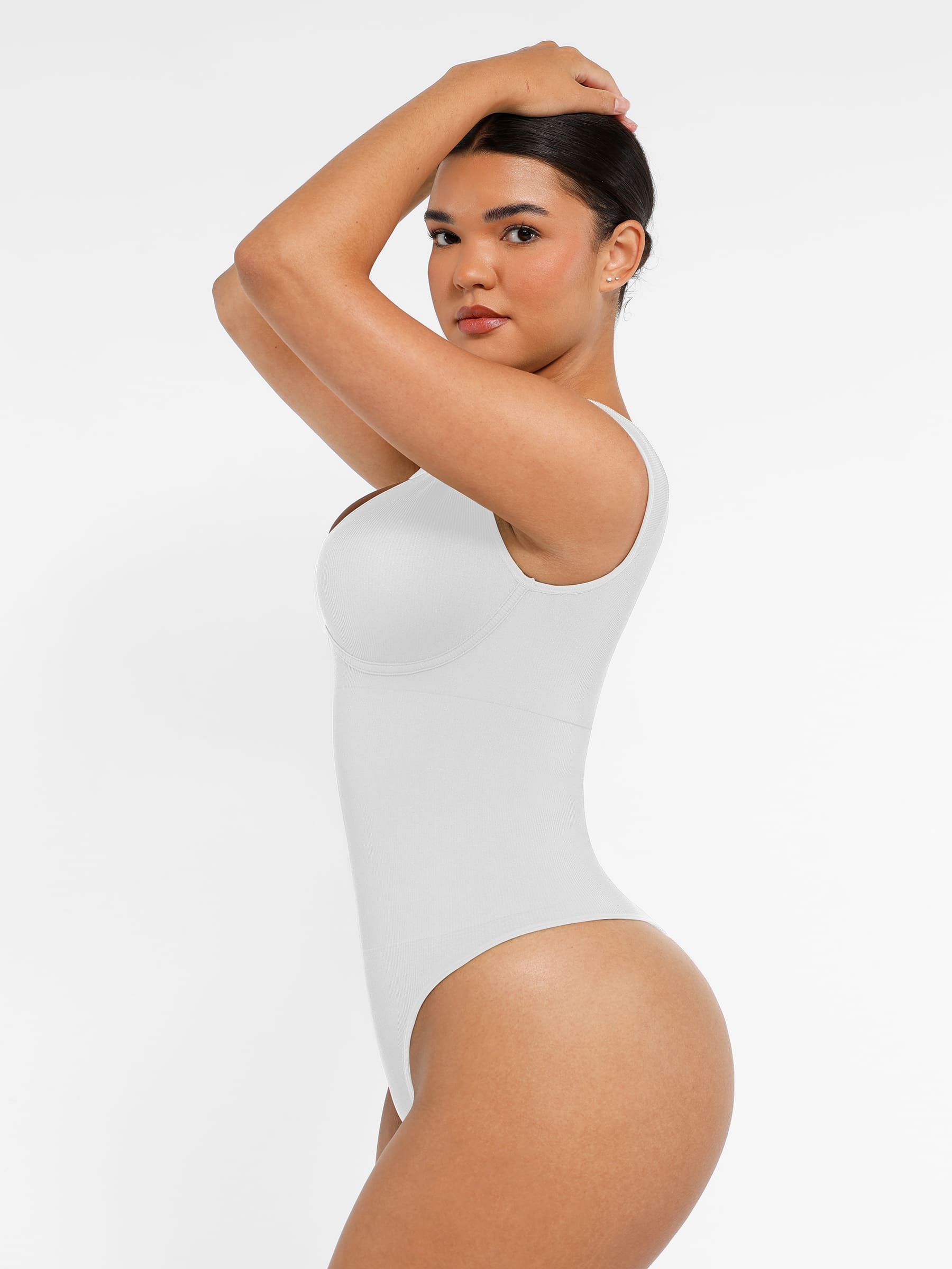 Shapevive Bodysuit Tummy Control Shapewear Body Shaper Jumpsuit Top Going Out Shirt