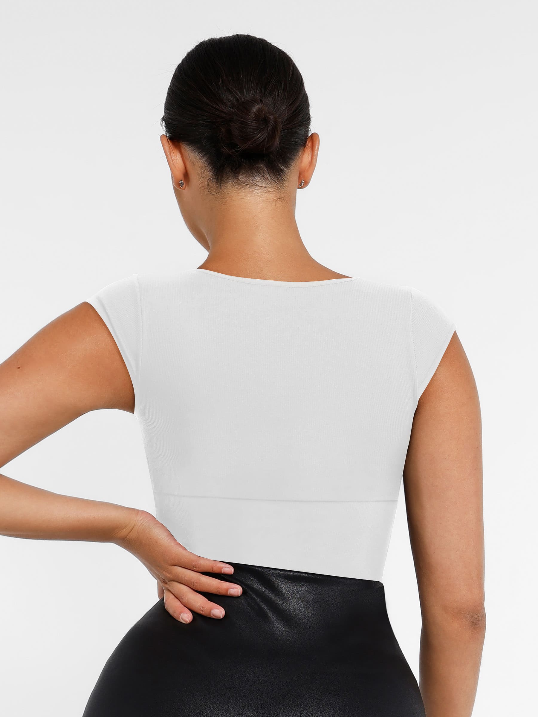 Shapevive Bodysuit Tummy Control Shapewear Body Shaper Jumpsuit Top Going Out Shirt