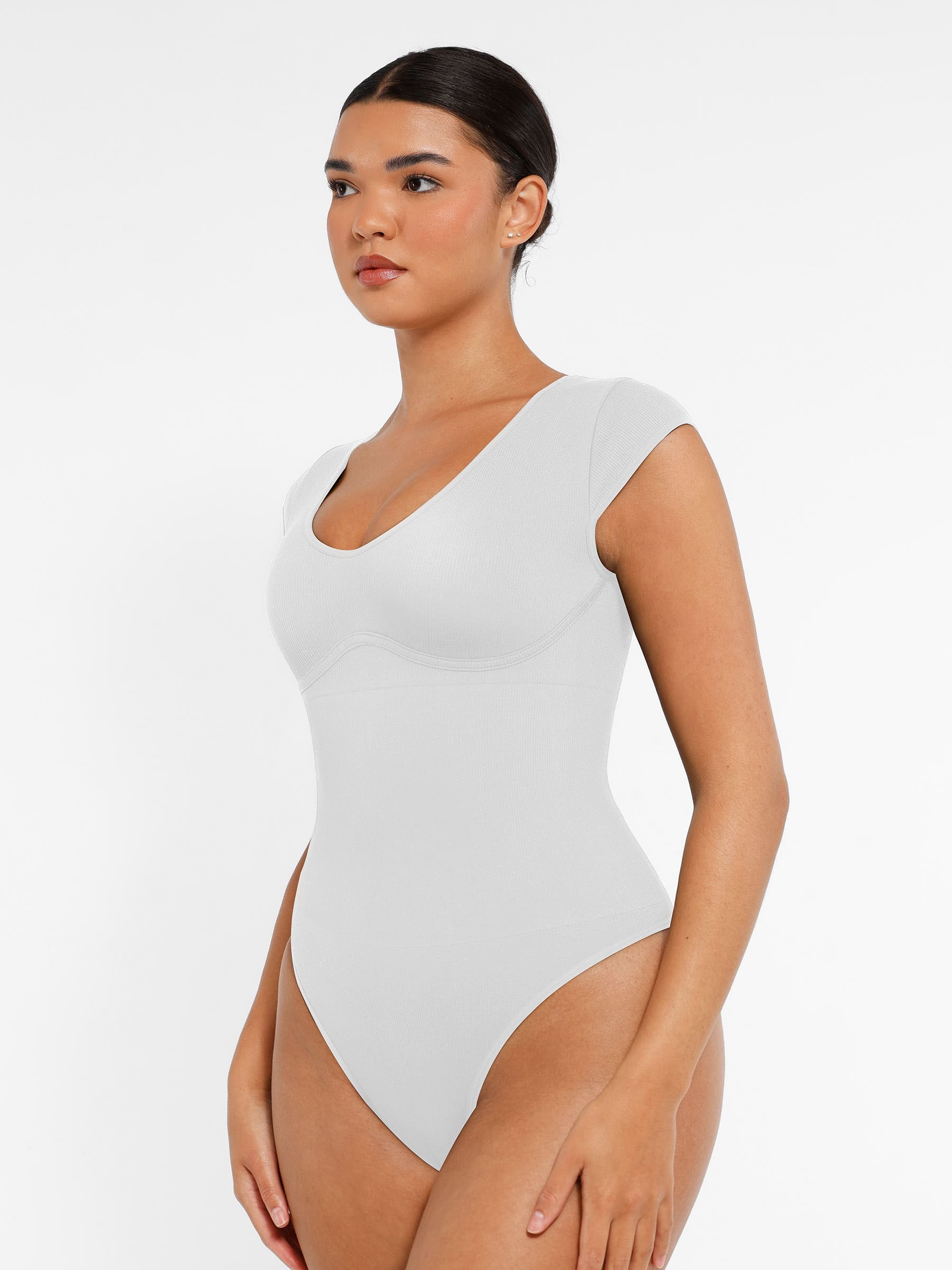 Shapevive Bodysuit Tummy Control Shapewear Body Shaper Jumpsuit Top Going Out Shirt