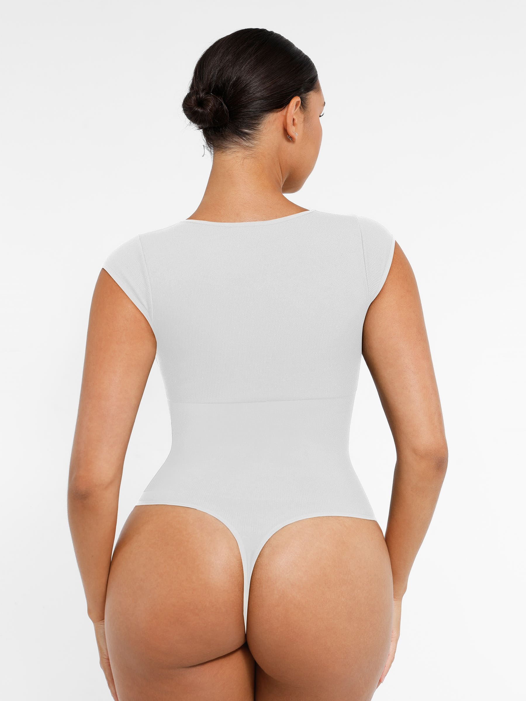 Shapevive Bodysuit Tummy Control Shapewear Body Shaper Jumpsuit Top Going Out Shirt