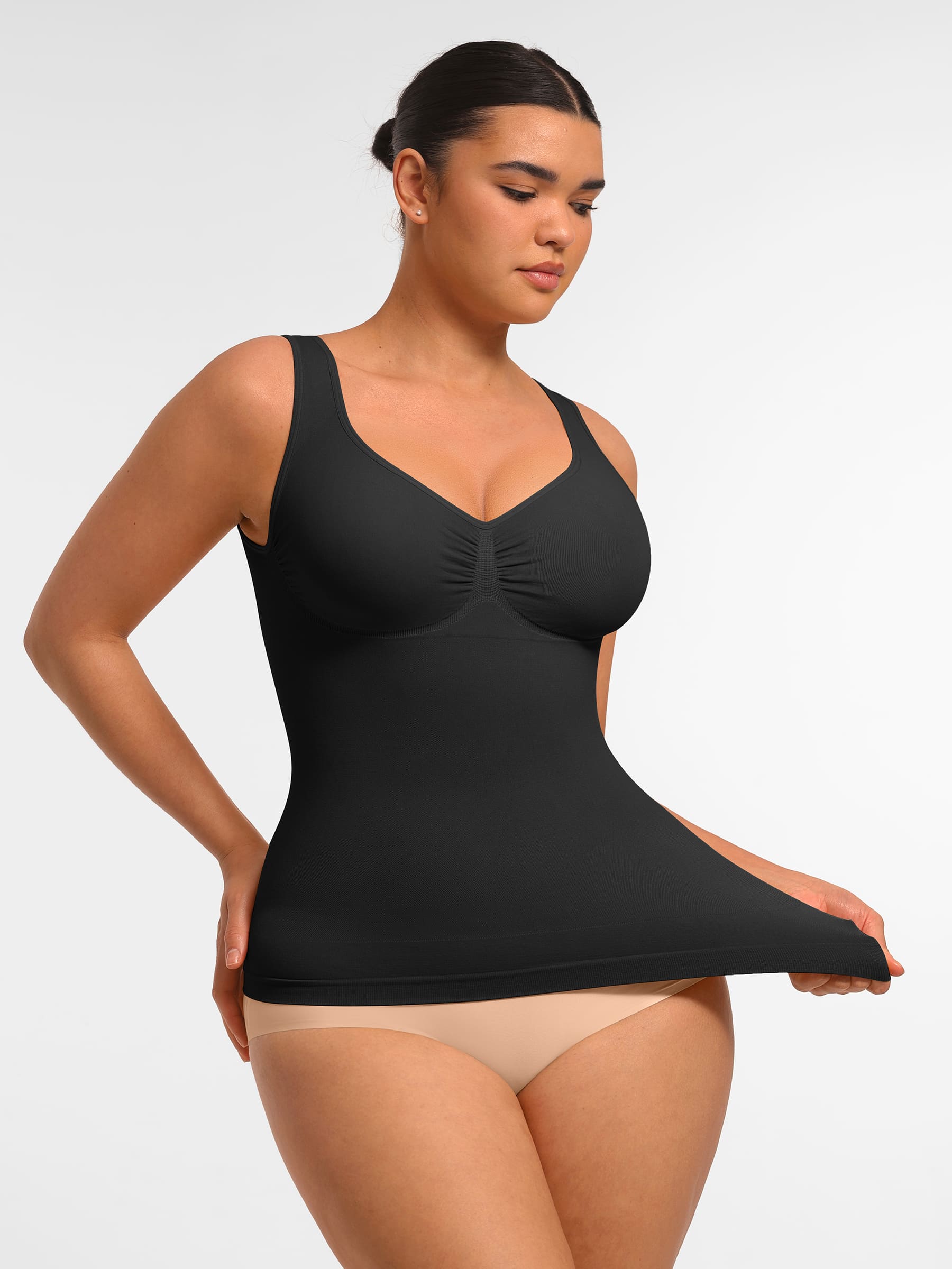 Shapevive Bust Support Waist and Abdomen Control Shape Wide Straps Tank Top