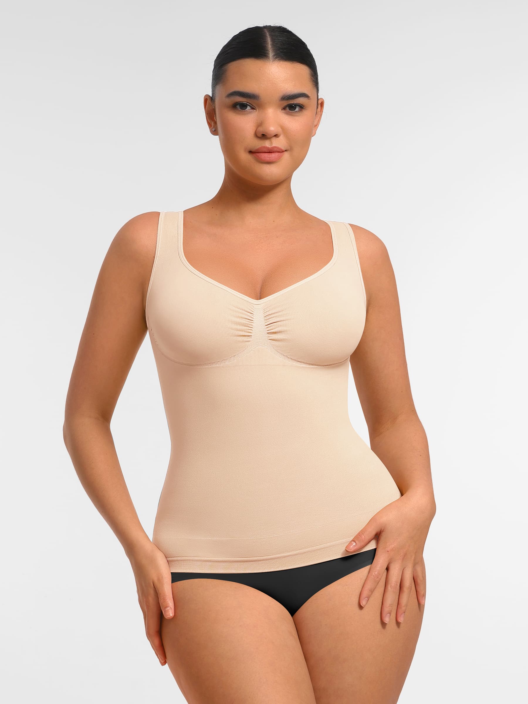 Shapevive Bust Support Waist and Abdomen Control Shape Wide Straps Tank Top