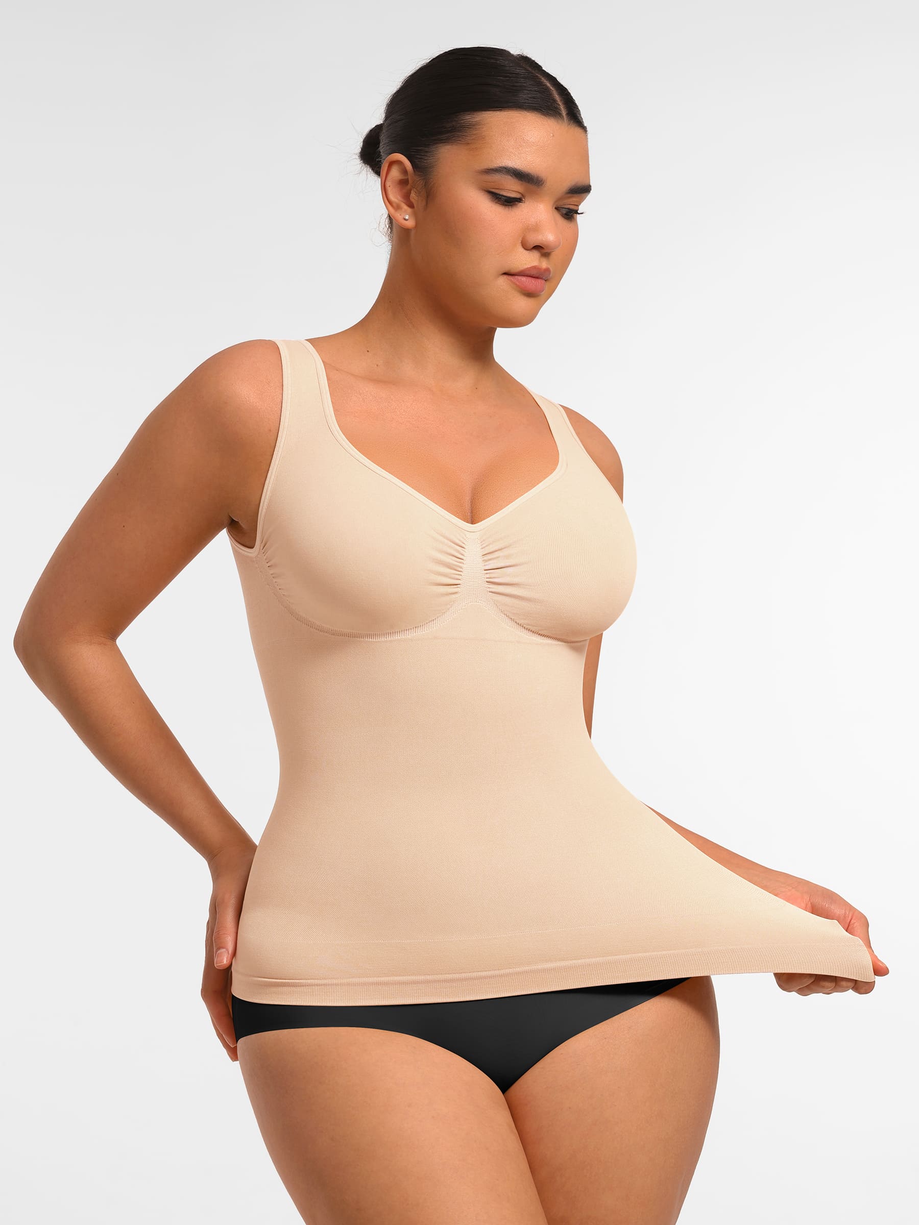 Shapevive Bust Support Waist and Abdomen Control Shape Wide Straps Tank Top