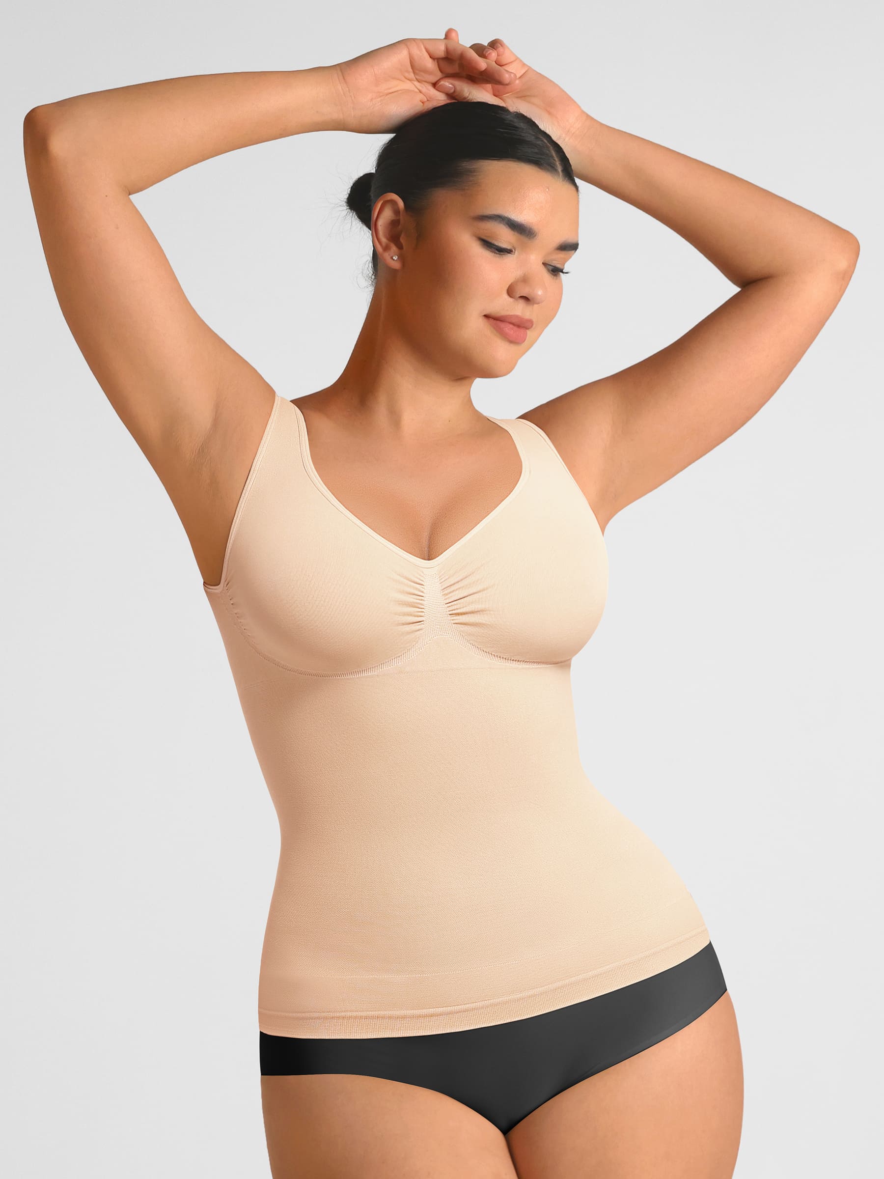 Shapevive Bust Support Waist and Abdomen Control Shape Wide Straps Tank Top