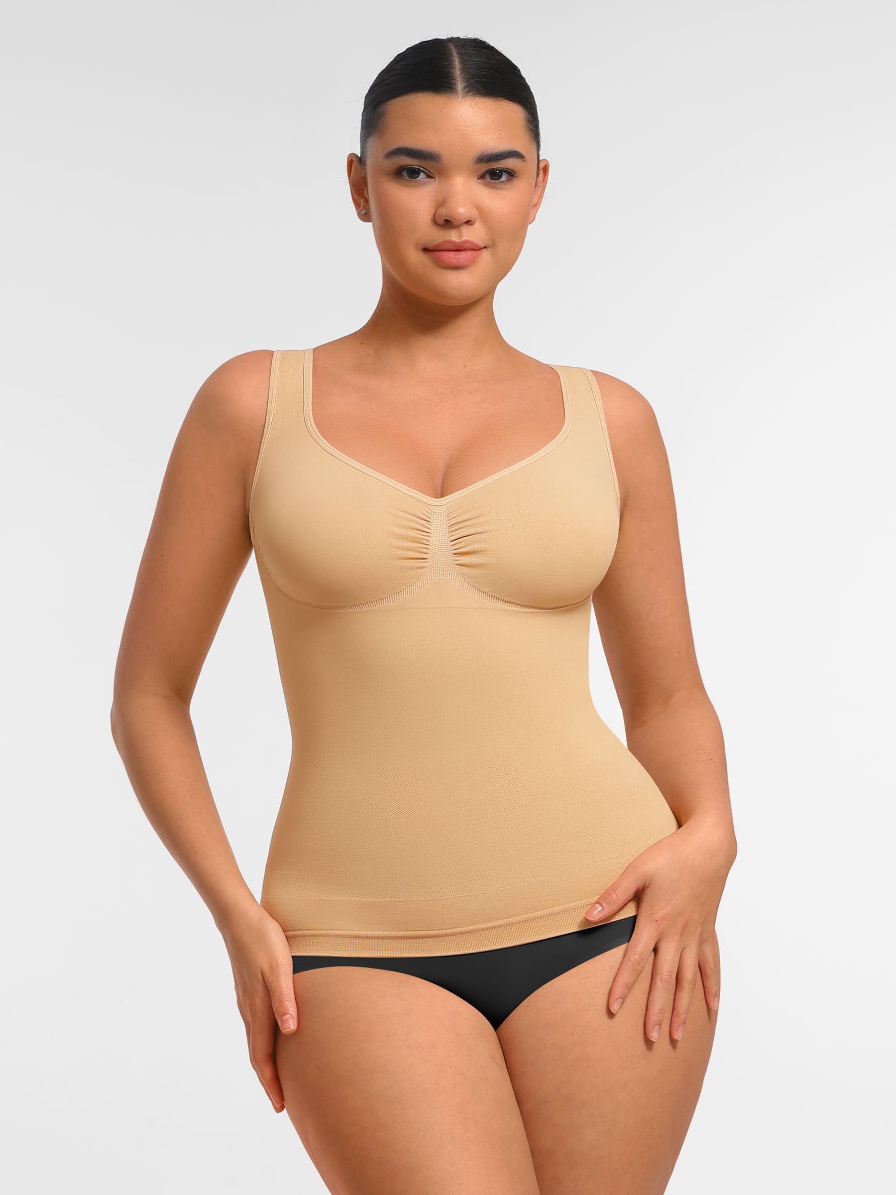 Shapevive Bust Support Waist and Abdomen Control Shape Wide Straps Tank Top