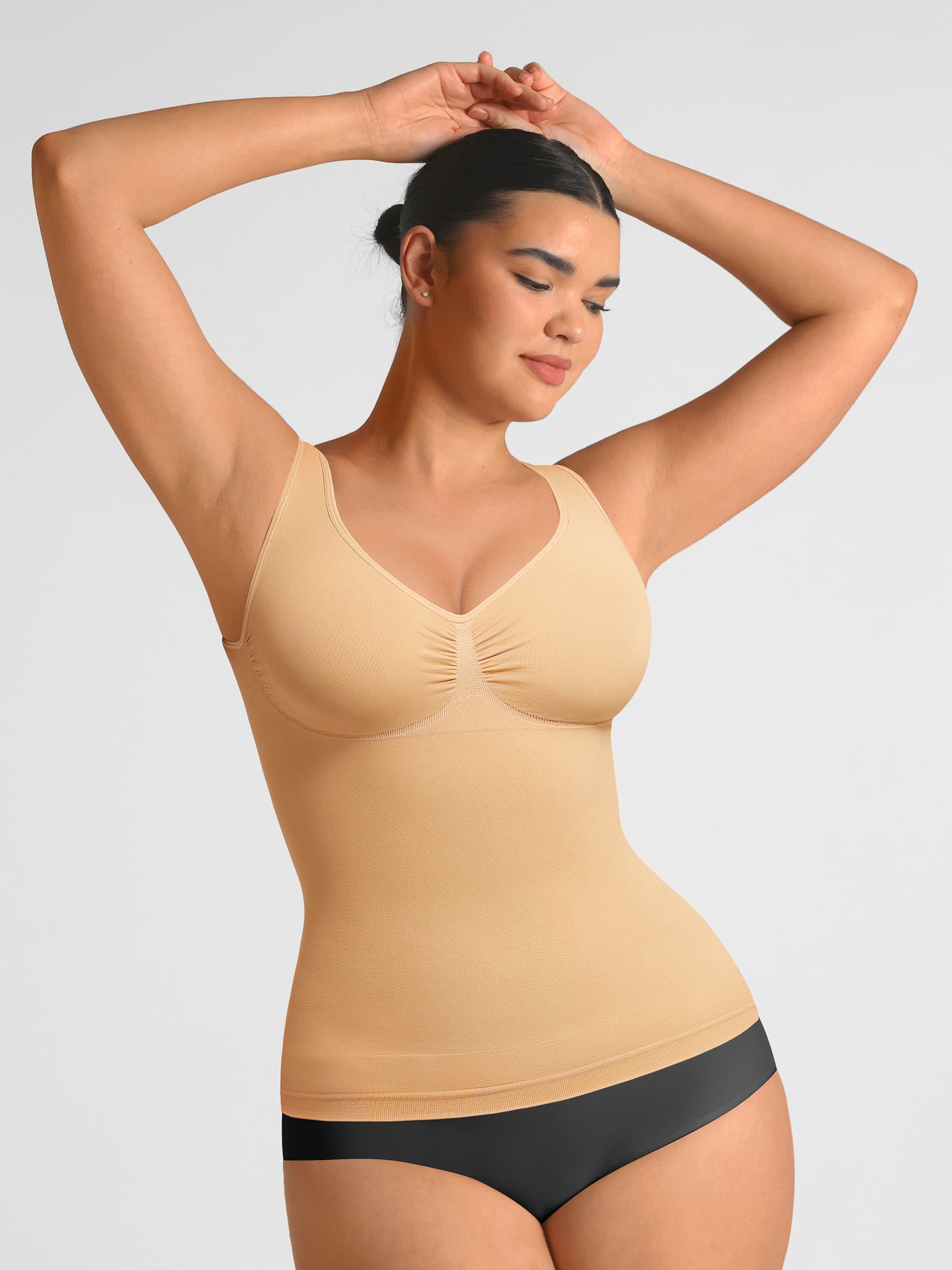 Shapevive Bust Support Waist and Abdomen Control Shape Wide Straps Tank Top