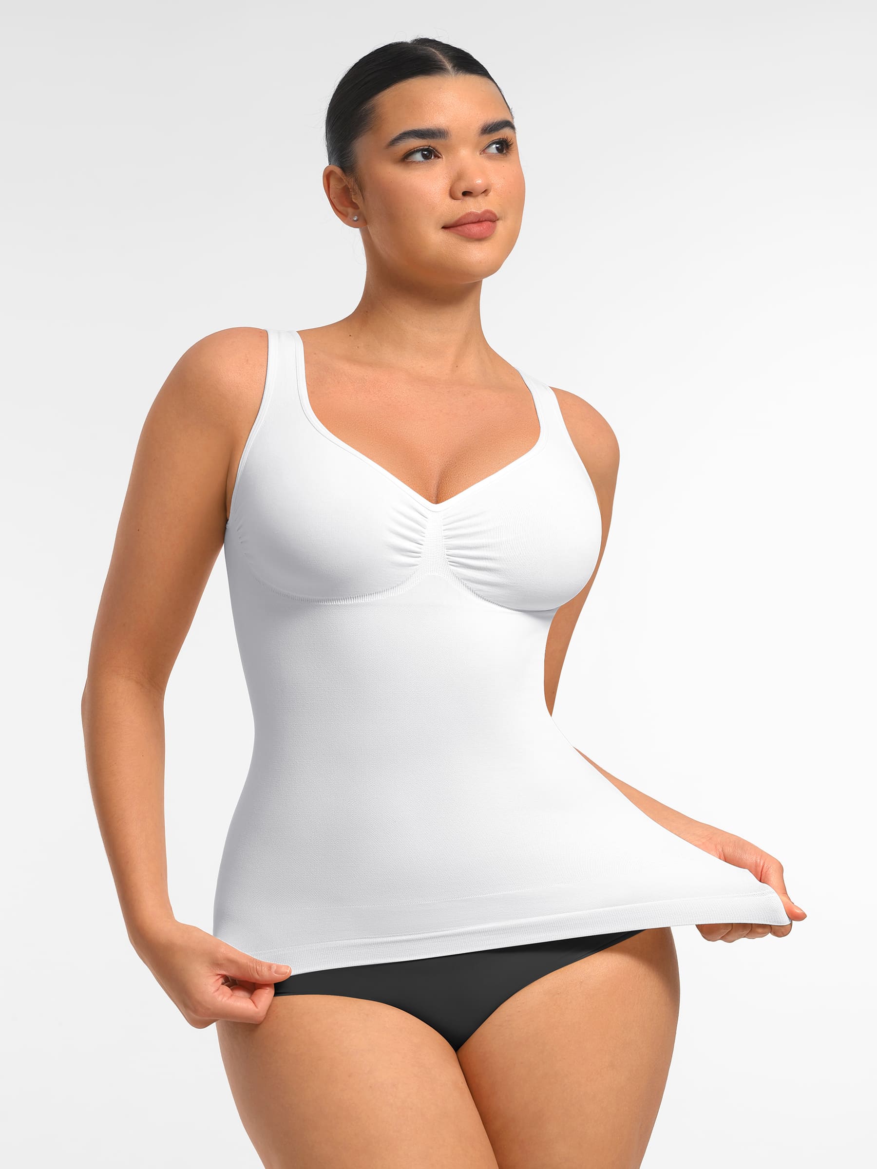Shapevive Bust Support Waist and Abdomen Control Shape Wide Straps Tank Top