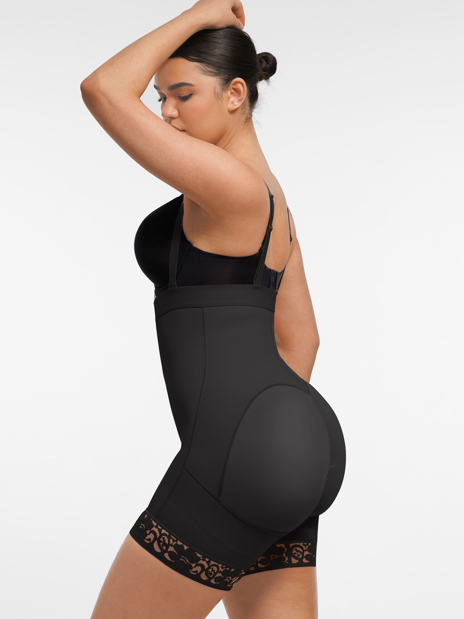 Shapevive Butt Lifting Body Shaper with Zip Crotch Smooth Tummy Control
