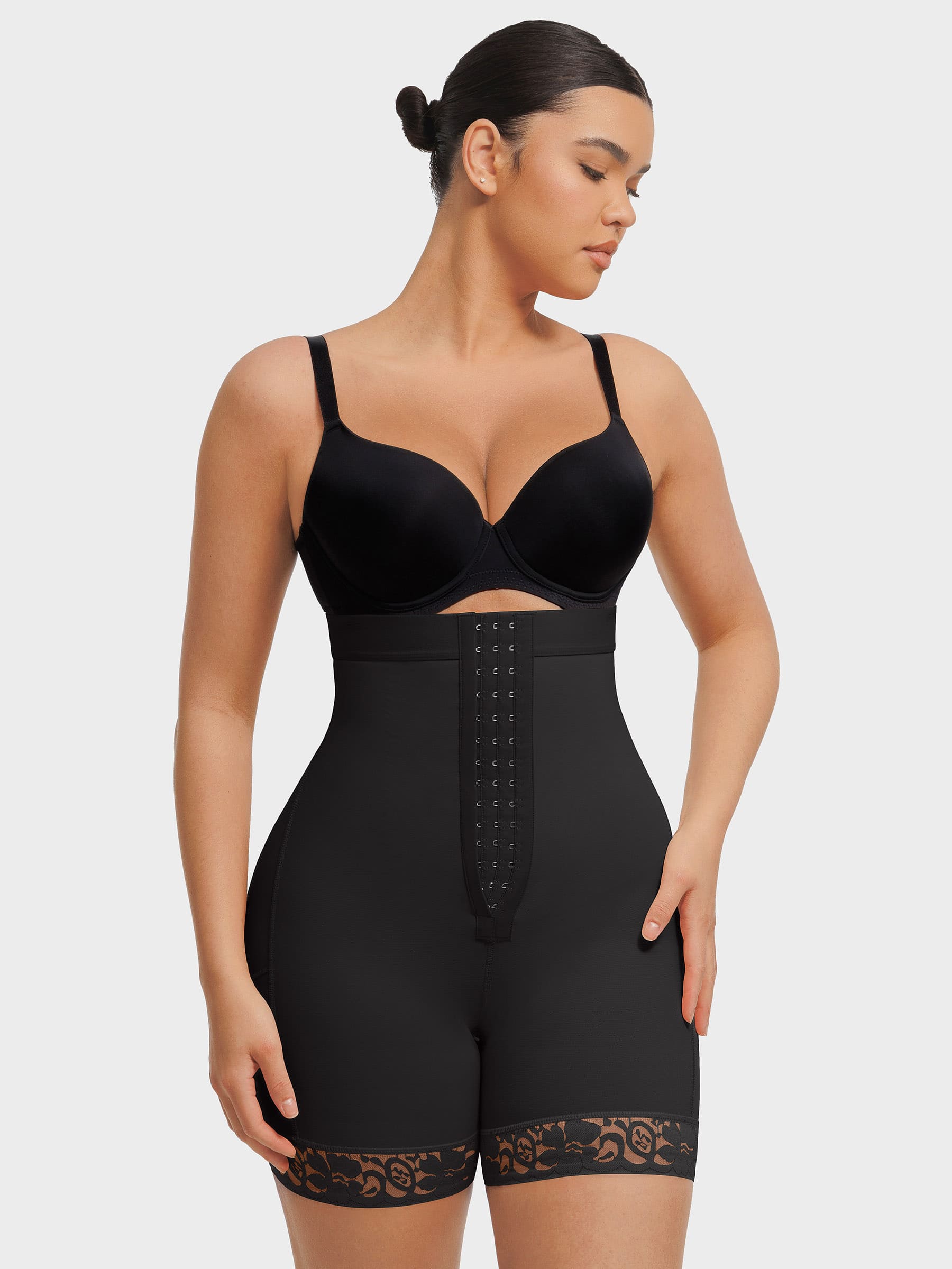 Shapevive Butt Lifting Body Shaper with Zip Crotch Smooth Tummy Control