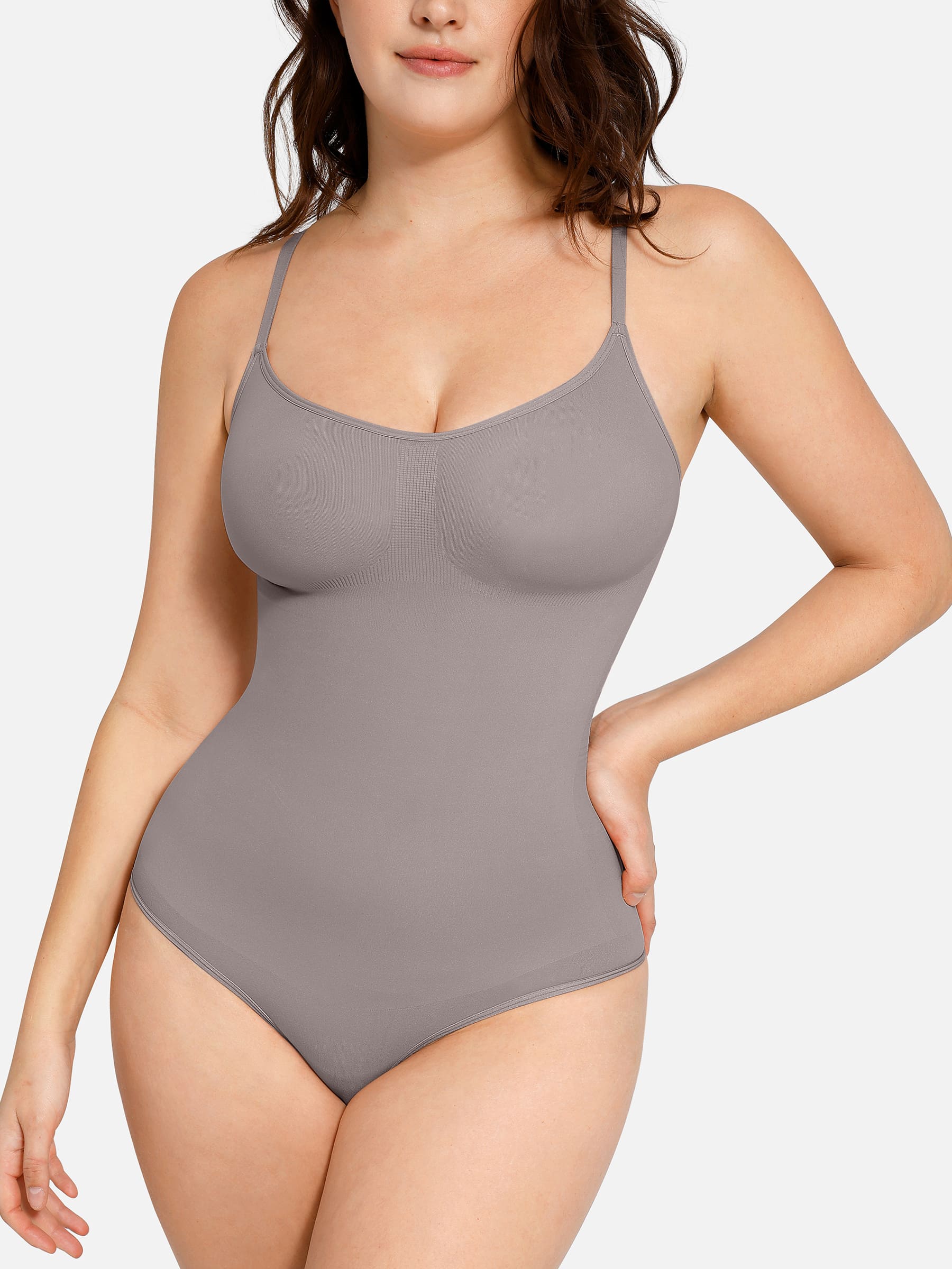 Shapevive Everyday Wear Seamless Thong Bodysuit