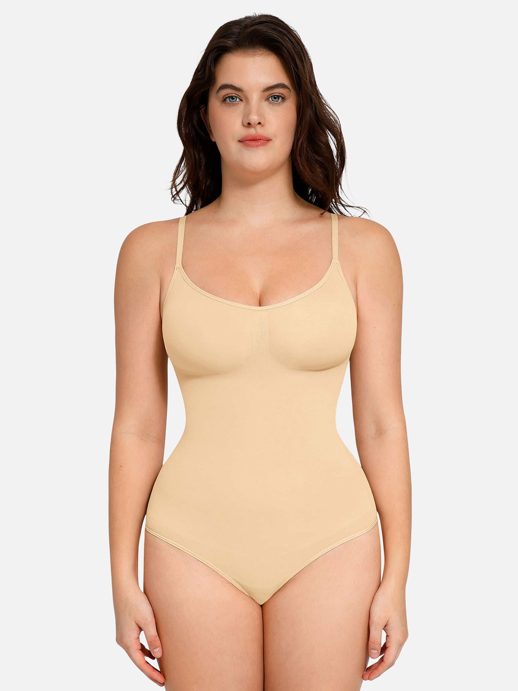 Shapevive Everyday Wear Seamless Thong Bodysuit