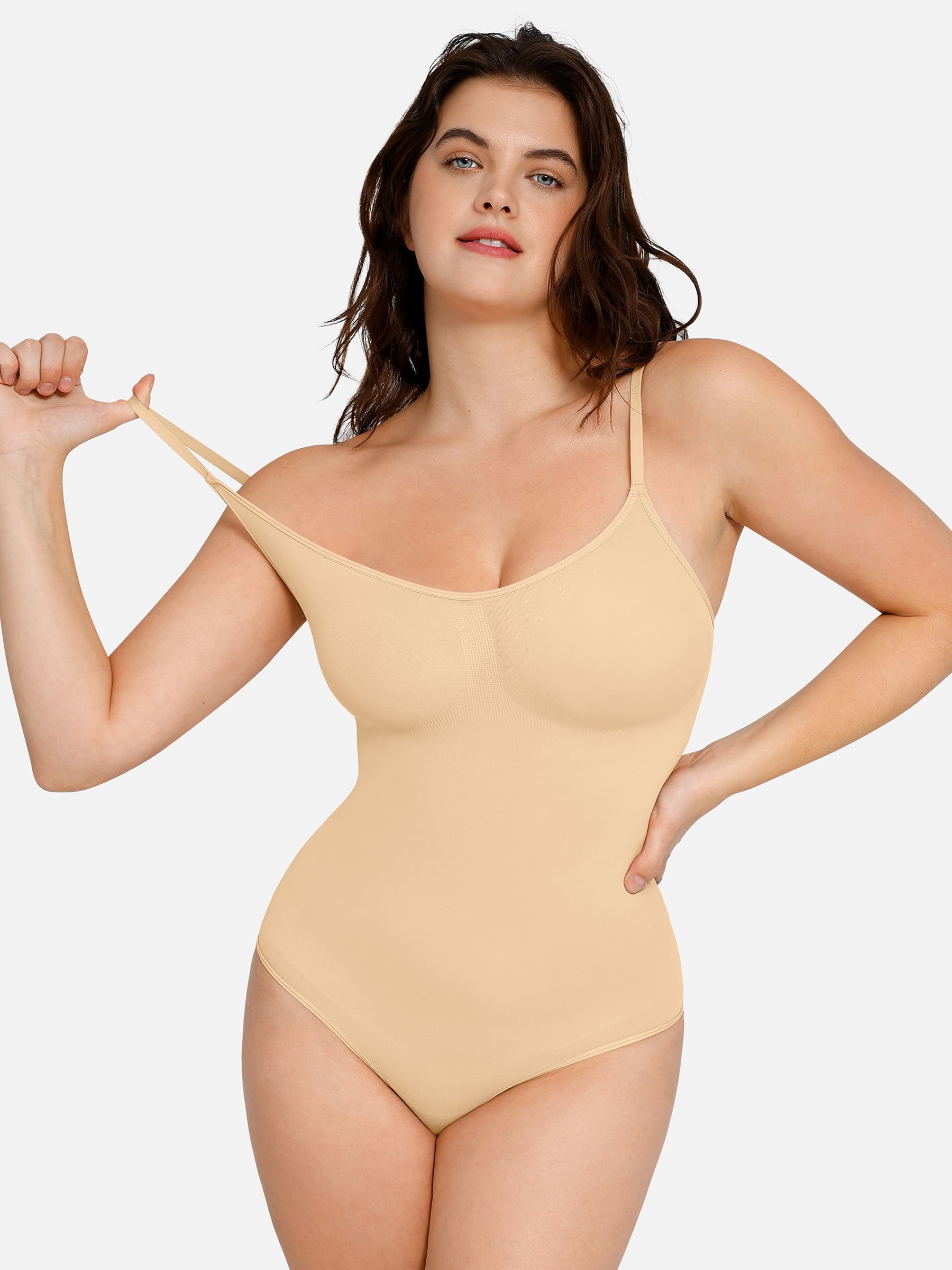 Shapevive Everyday Wear Seamless Thong Bodysuit