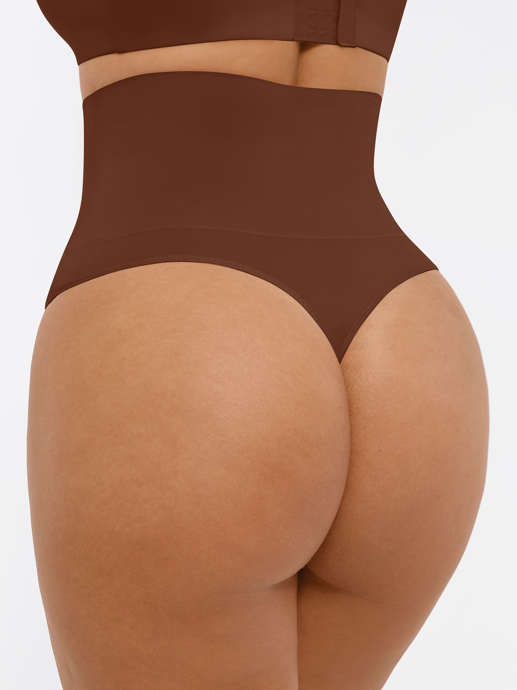 Shapevive Mid-Waisted Thong Tummy Control Shaper Panties