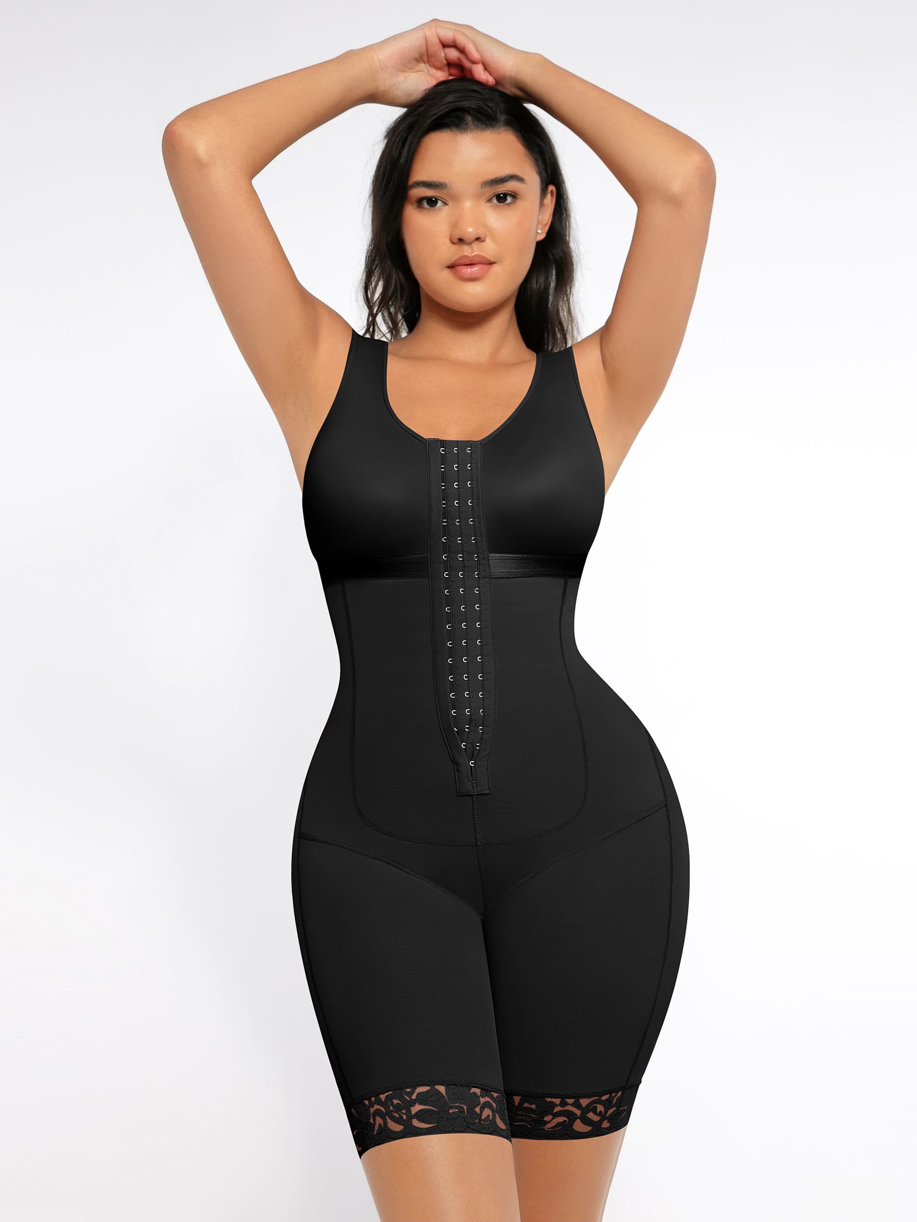 Shapevive Post-Surgery Full Body Shaper with Tummy Control Open Bust and Butt Lift