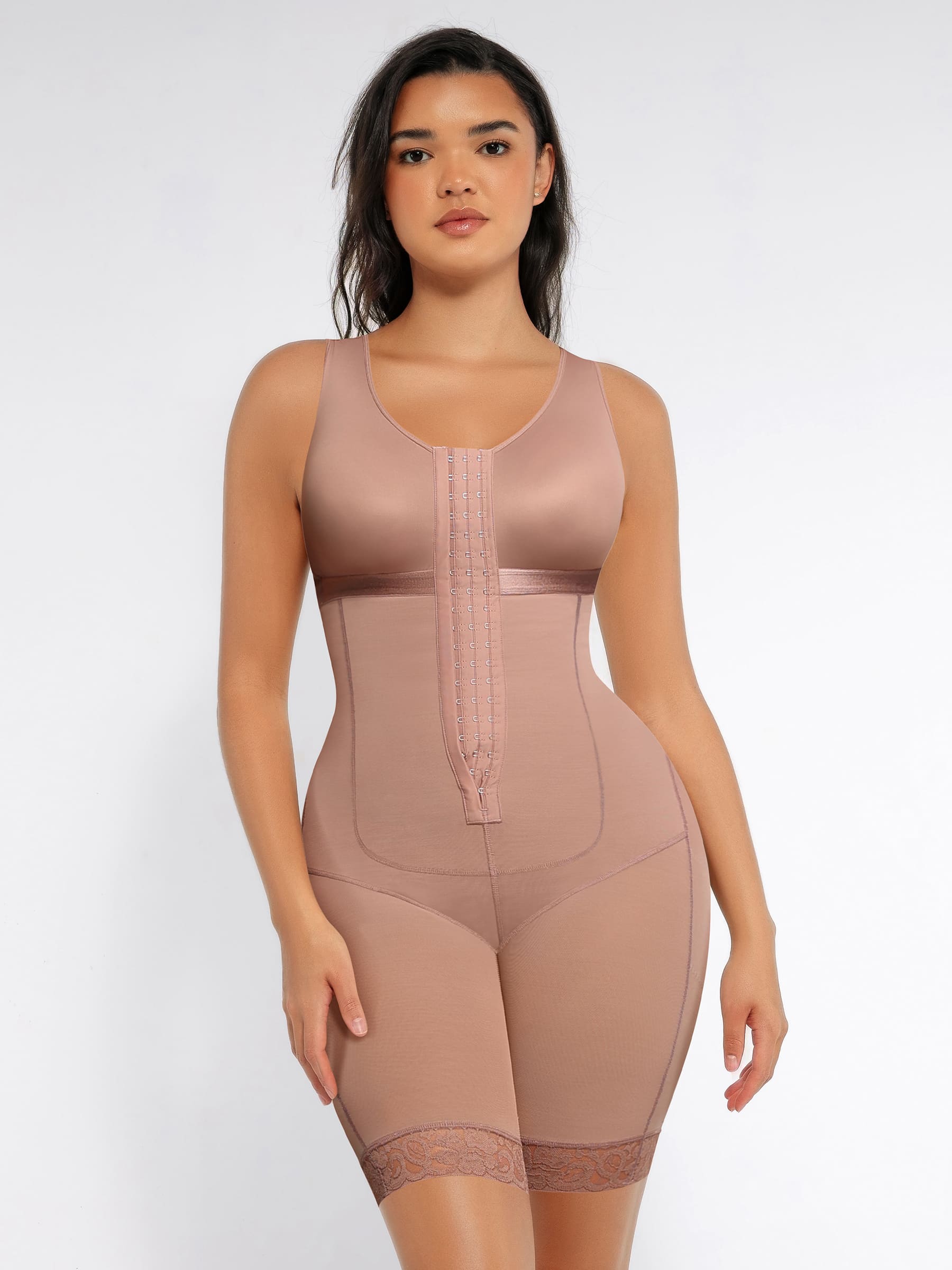Shapevive Post-Surgery Full Body Shaper with Tummy Control Open Bust and Butt Lift
