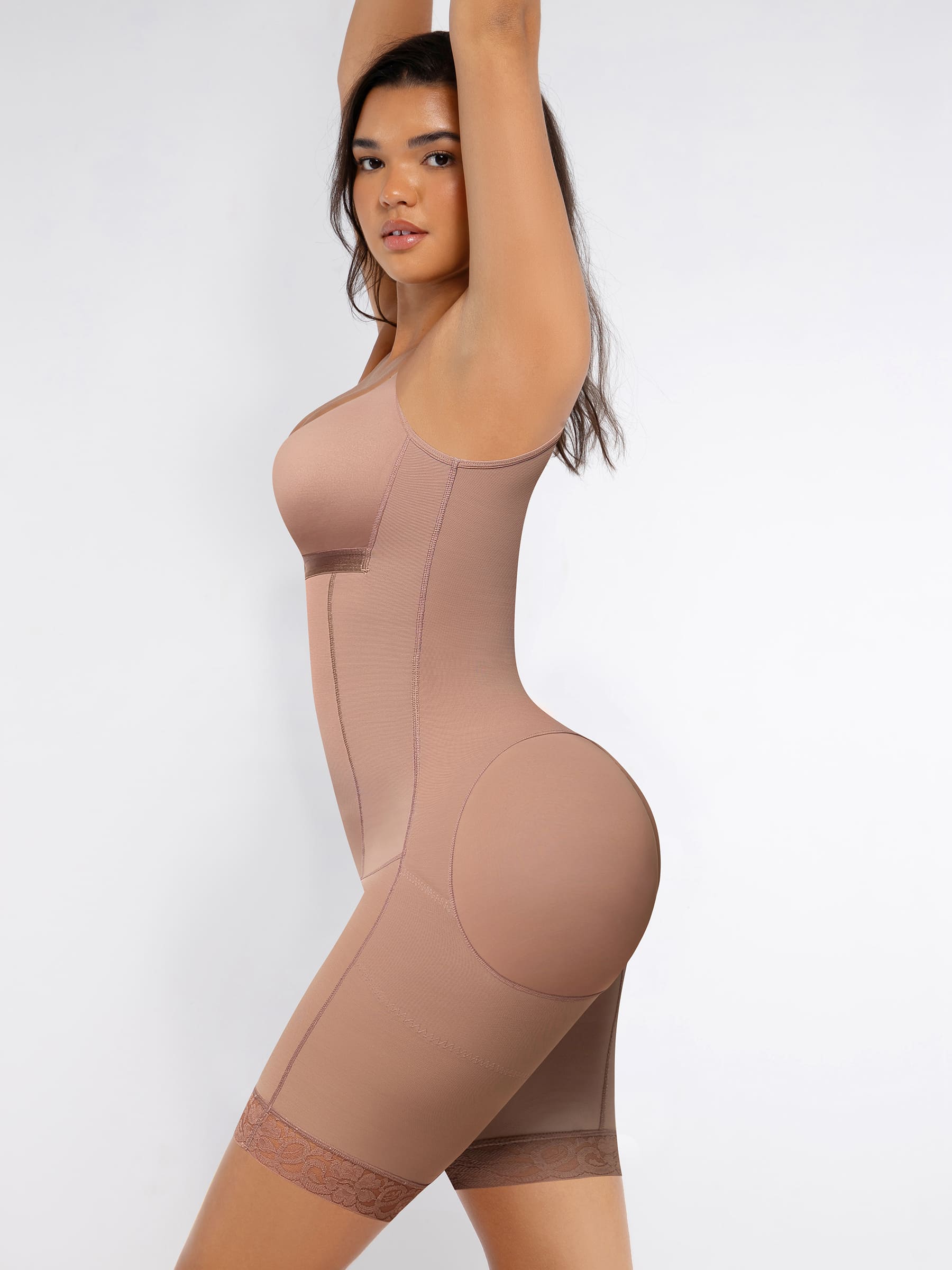 Shapevive Post-Surgery Full Body Shaper with Tummy Control Open Bust and Butt Lift