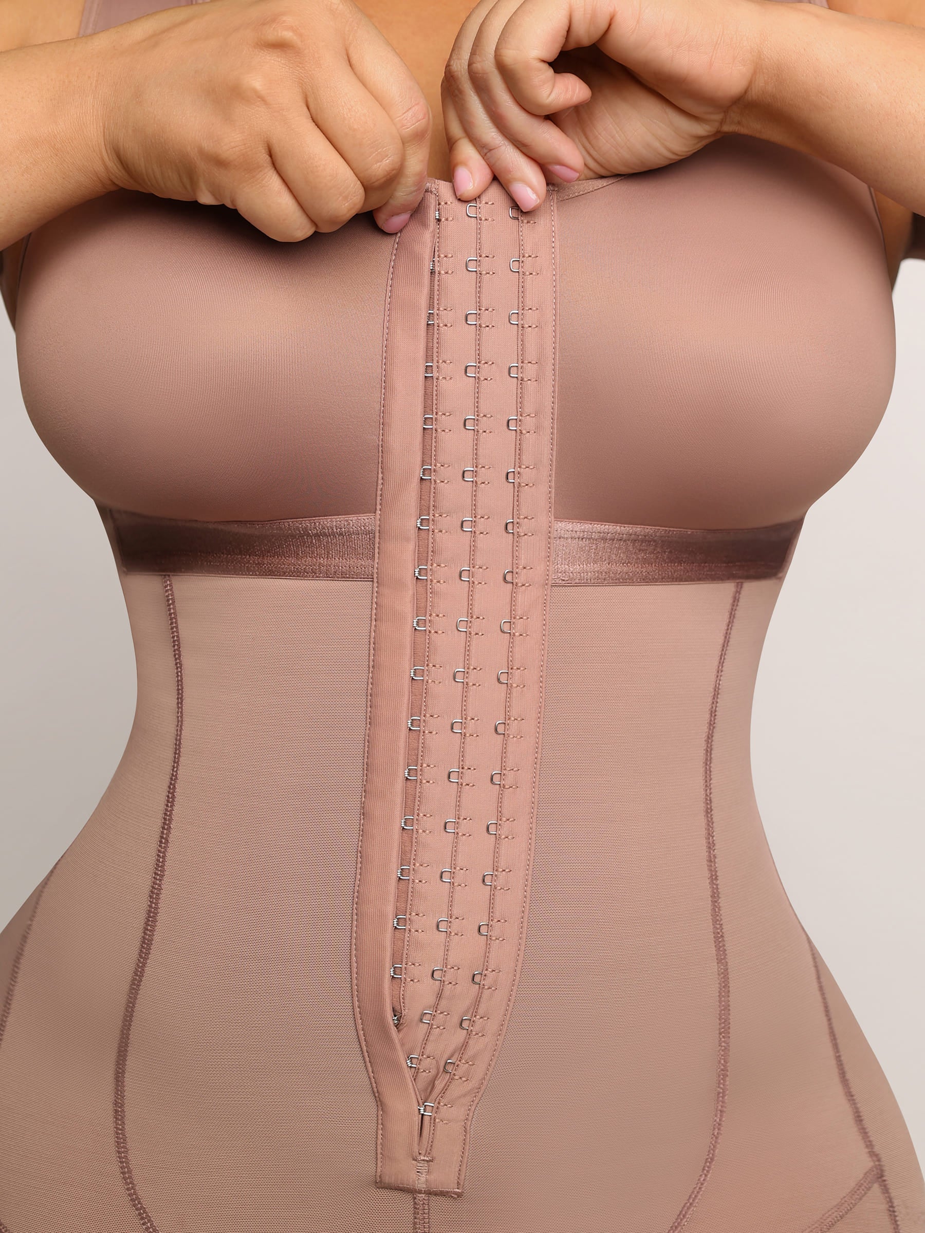Shapevive Post-Surgery Full Body Shaper with Tummy Control Open Bust and Butt Lift