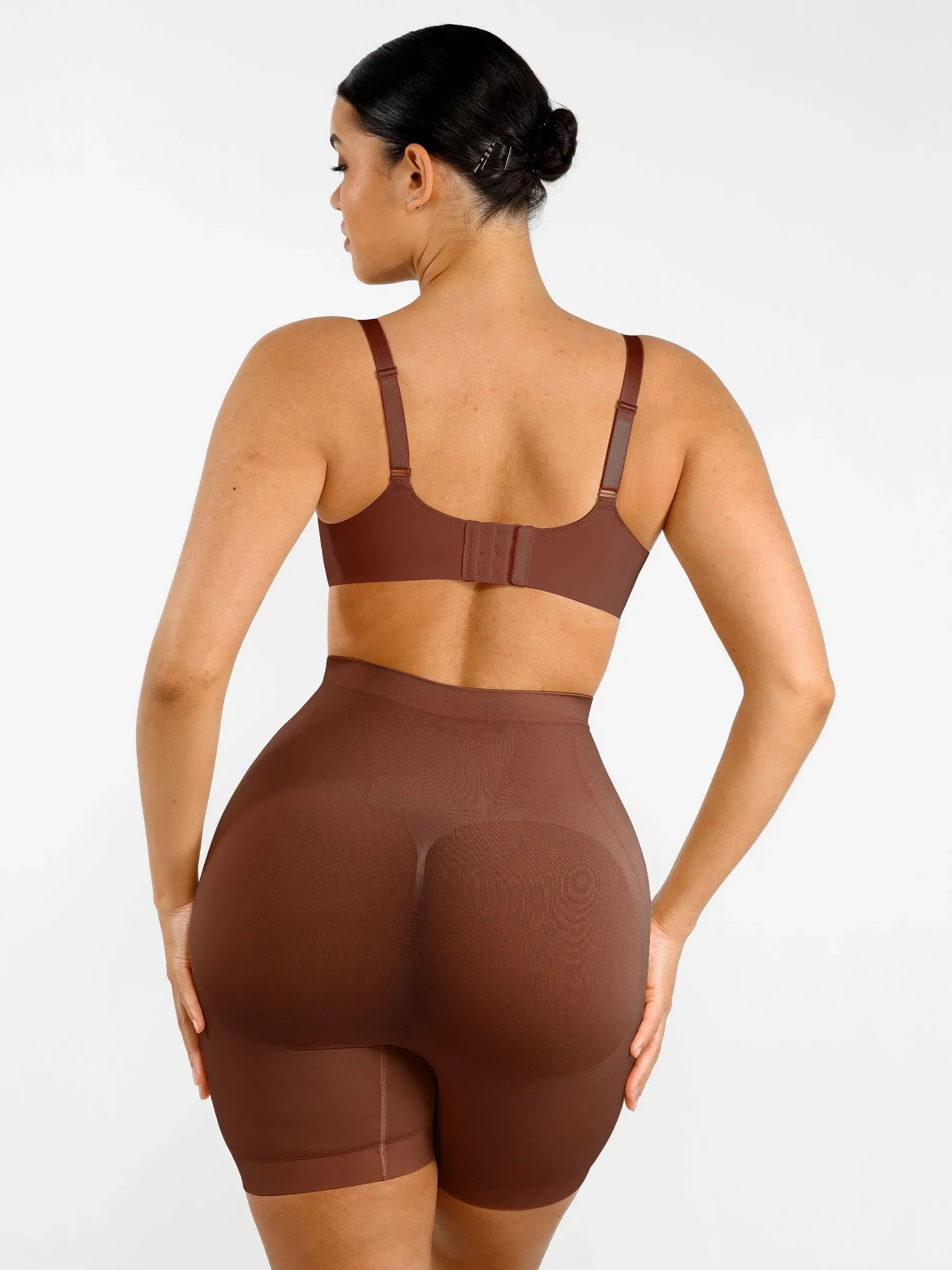 Shapevive Seamless Comfort Mid Waist Tummy Control Panties Shaping Shorts
