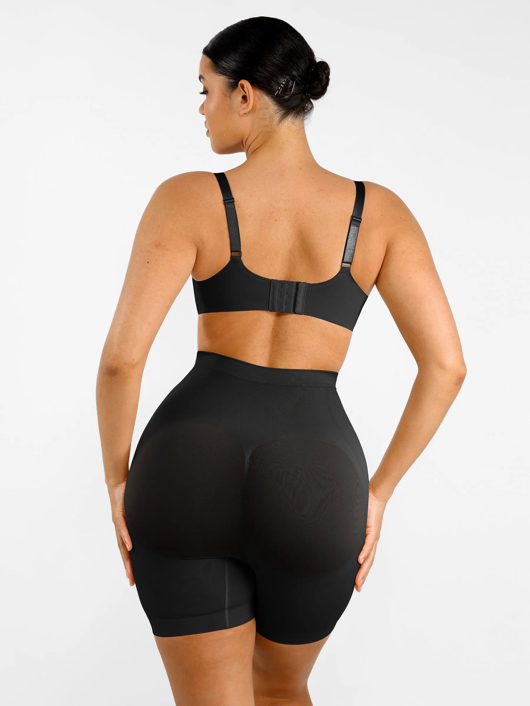 Shapevive Seamless Comfort Mid Waist Tummy Control Panties Shaping Shorts