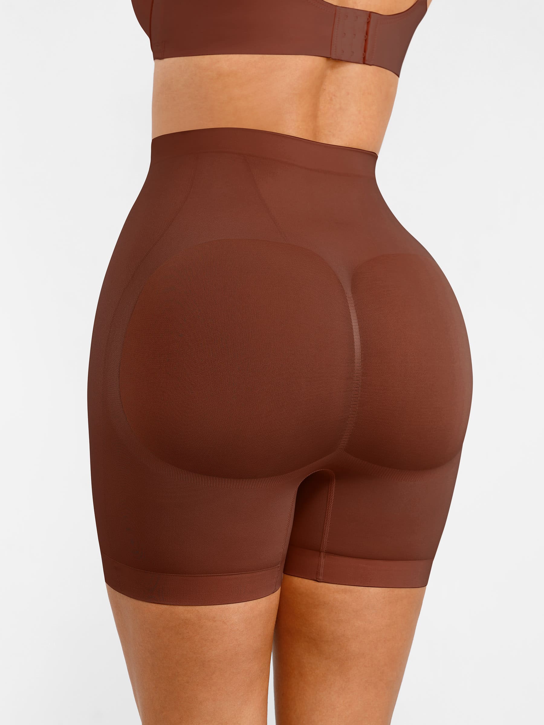 Shapevive Seamless Comfort Mid Waist Tummy Control Panties Shaping Shorts