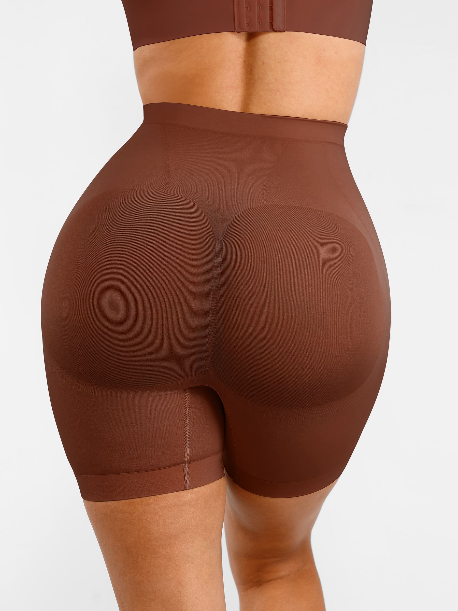 Shapevive Seamless Comfort Mid Waist Tummy Control Panties Shaping Shorts