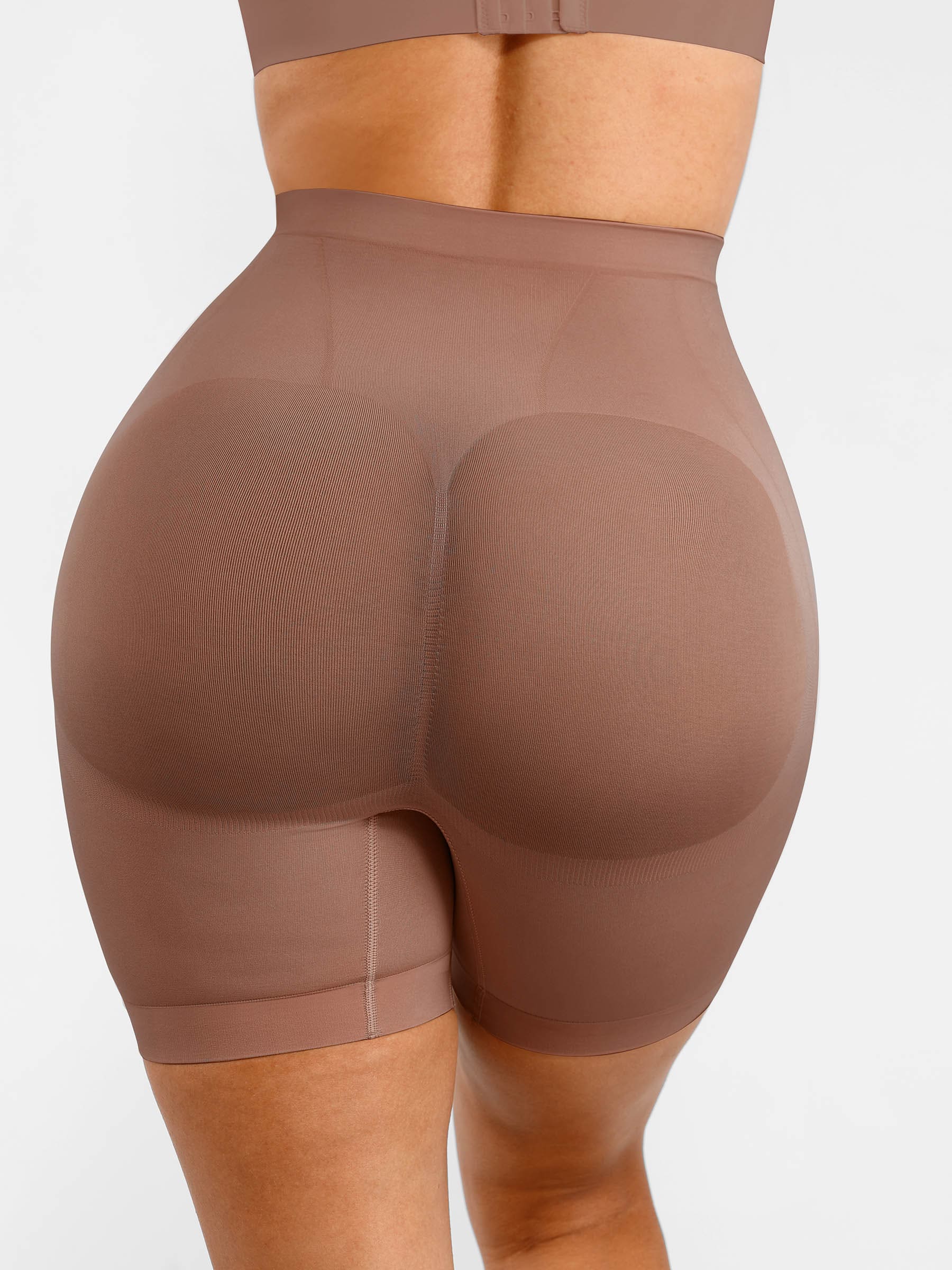 Shapevive Seamless Comfort Mid Waist Tummy Control Panties Shaping Shorts