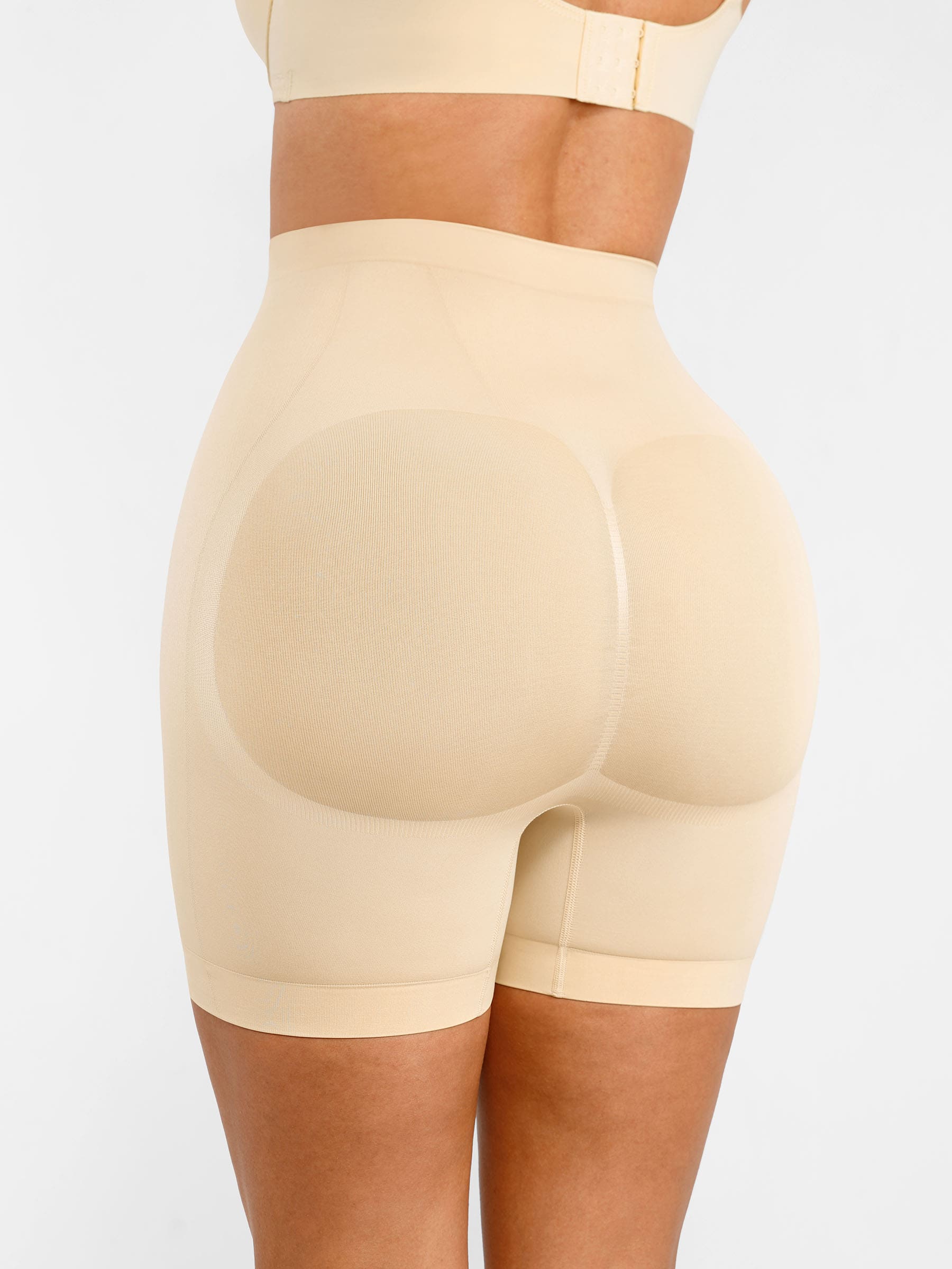 Shapevive Seamless Comfort Mid Waist Tummy Control Panties Shaping Shorts