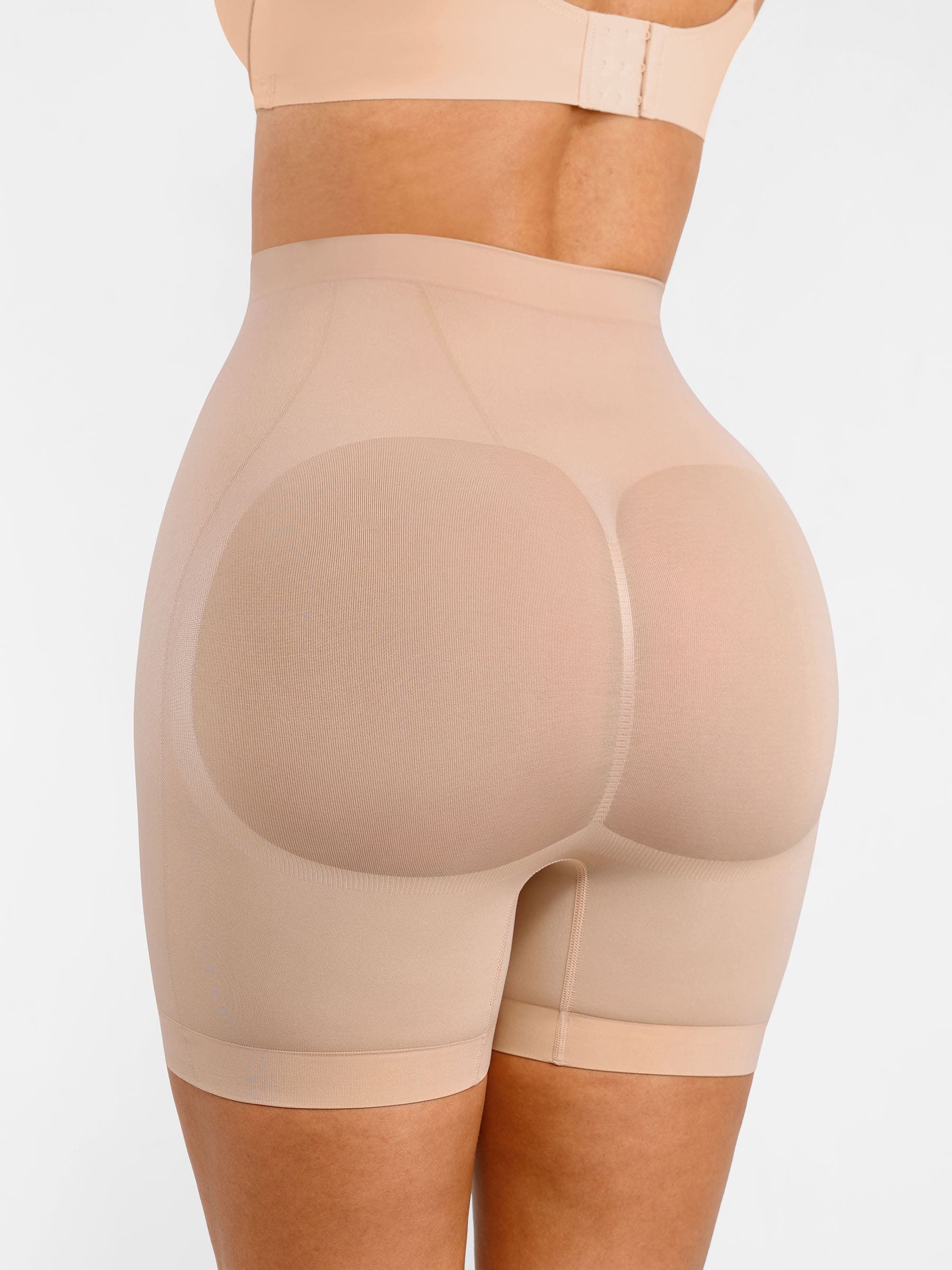 Shapevive Seamless Comfort Mid Waist Tummy Control Panties Shaping Shorts
